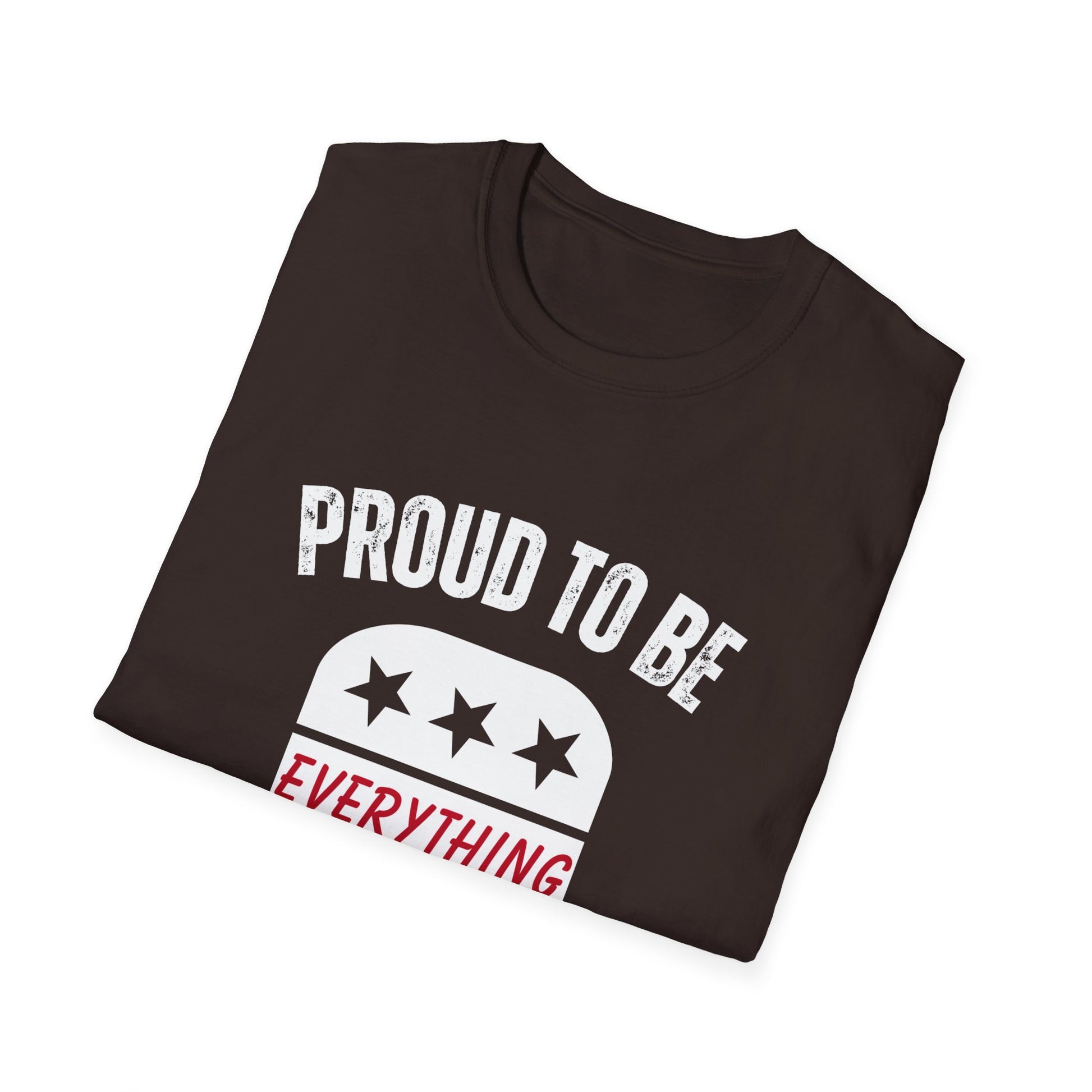 Proud to Be Men's Tshirt (White Logo) - Sweet Baby Jeez Teez