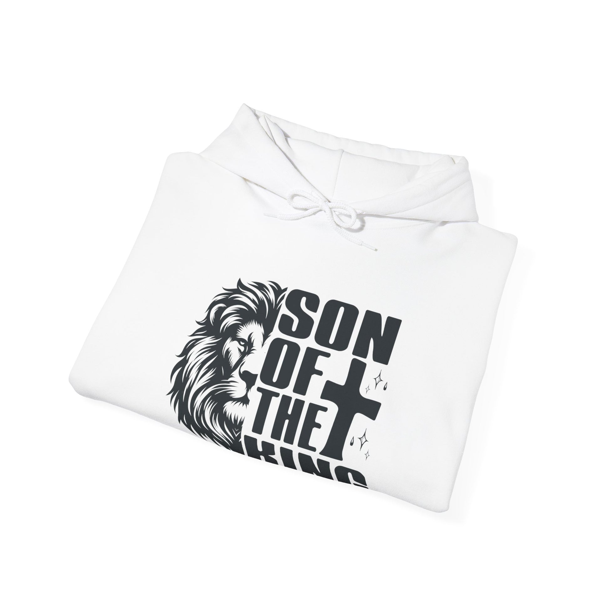 Son of the King Men's Hoodie (Black Logo) - Sweet Baby Jeez Teez