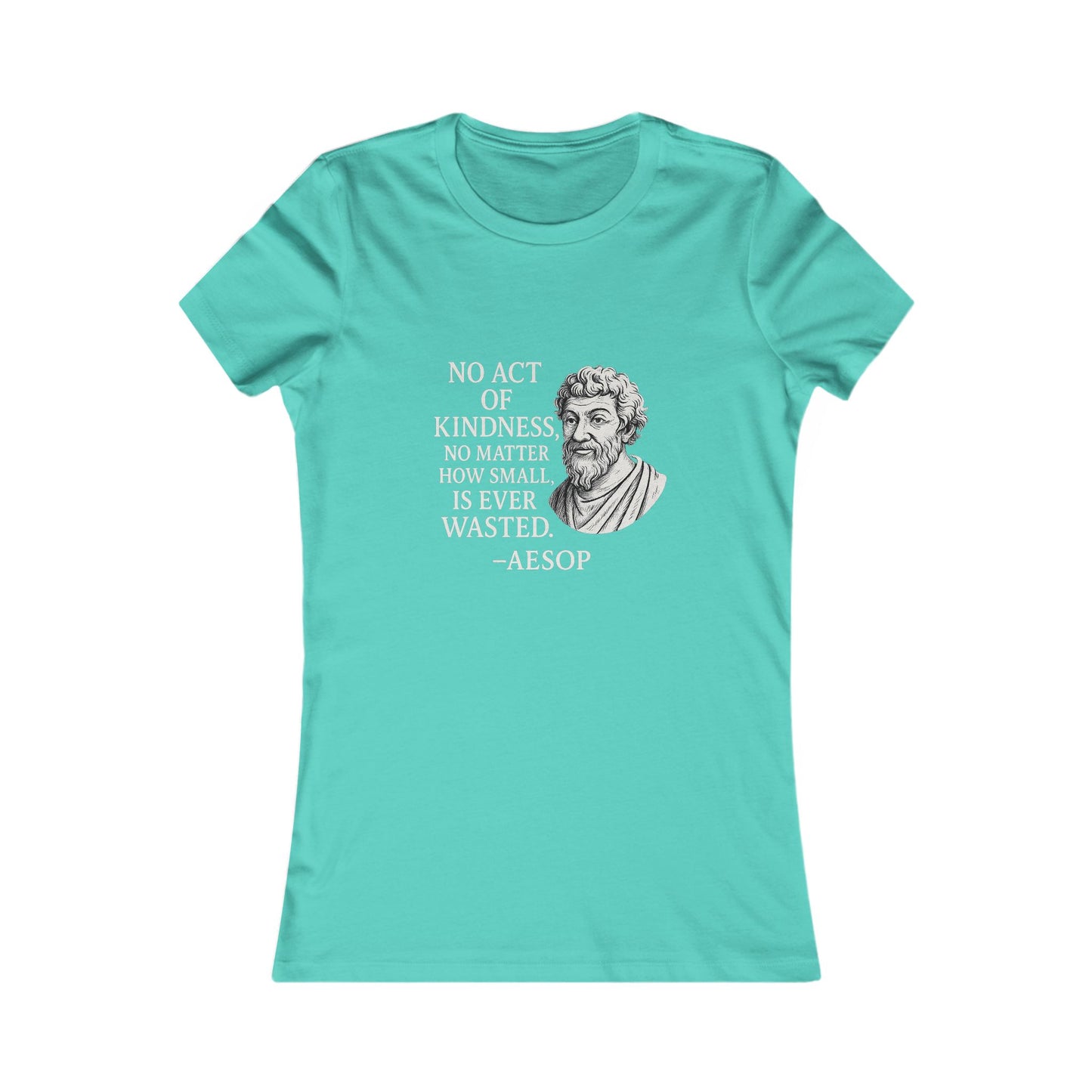"Act of Kindness" Aesop Women's Fitted Tshirt (IM Logo)