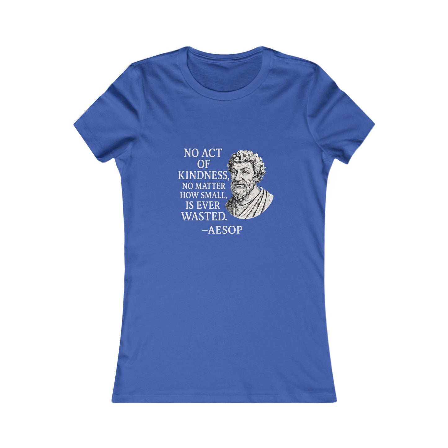 "Act of Kindness" Aesop Women's Fitted Tshirt (IM Logo)