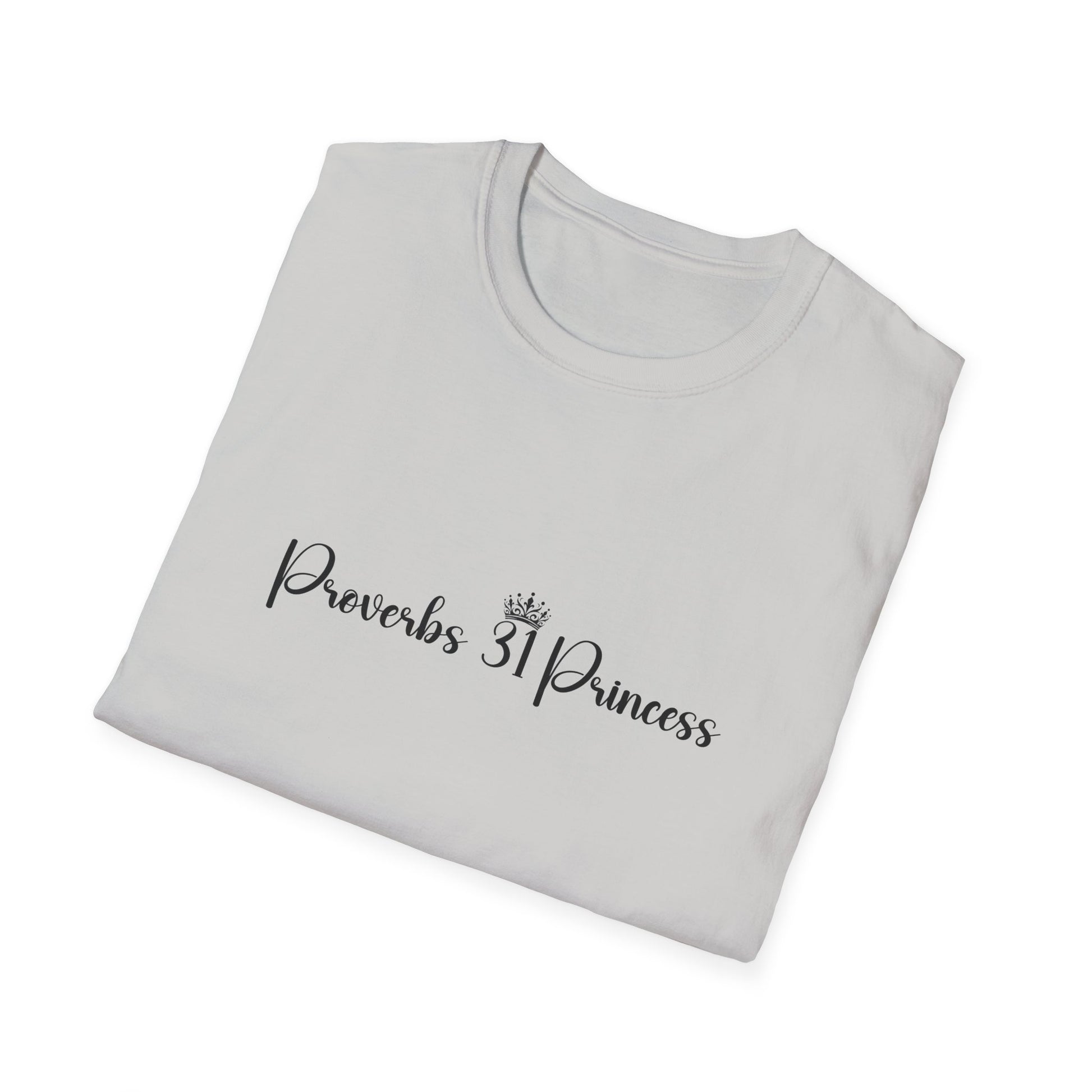 Proverbs 31 Princess Women's Relaxed/Plus Tshirt (Black Logo) - Sweet Baby Jeez Teez