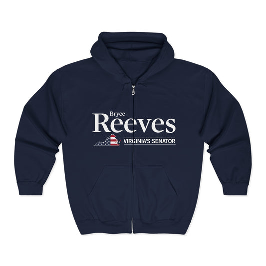 Bryce Reeves - Virginia's Senator Unisex Full-Zip Hoodie