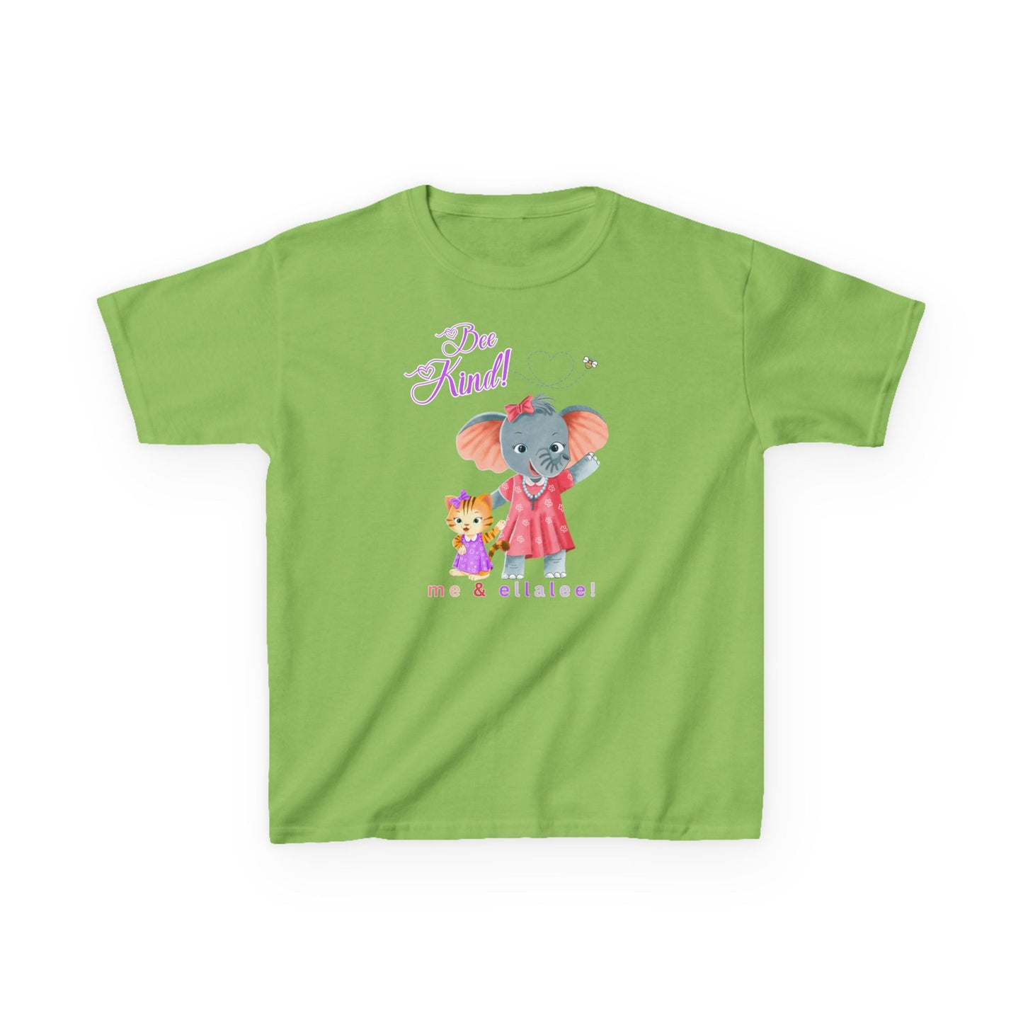 Ellalee the Elephant (TM) "Bee" Kind Girl's Unisex Tshirt