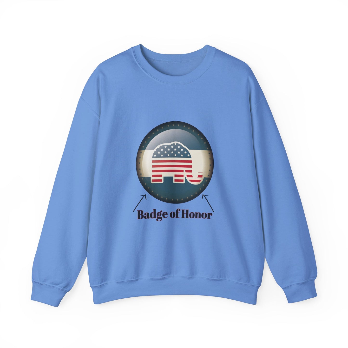 Badge of Honor Sweatshirt | Honor Sweatshirt | Sweet Baby Jeez Teez