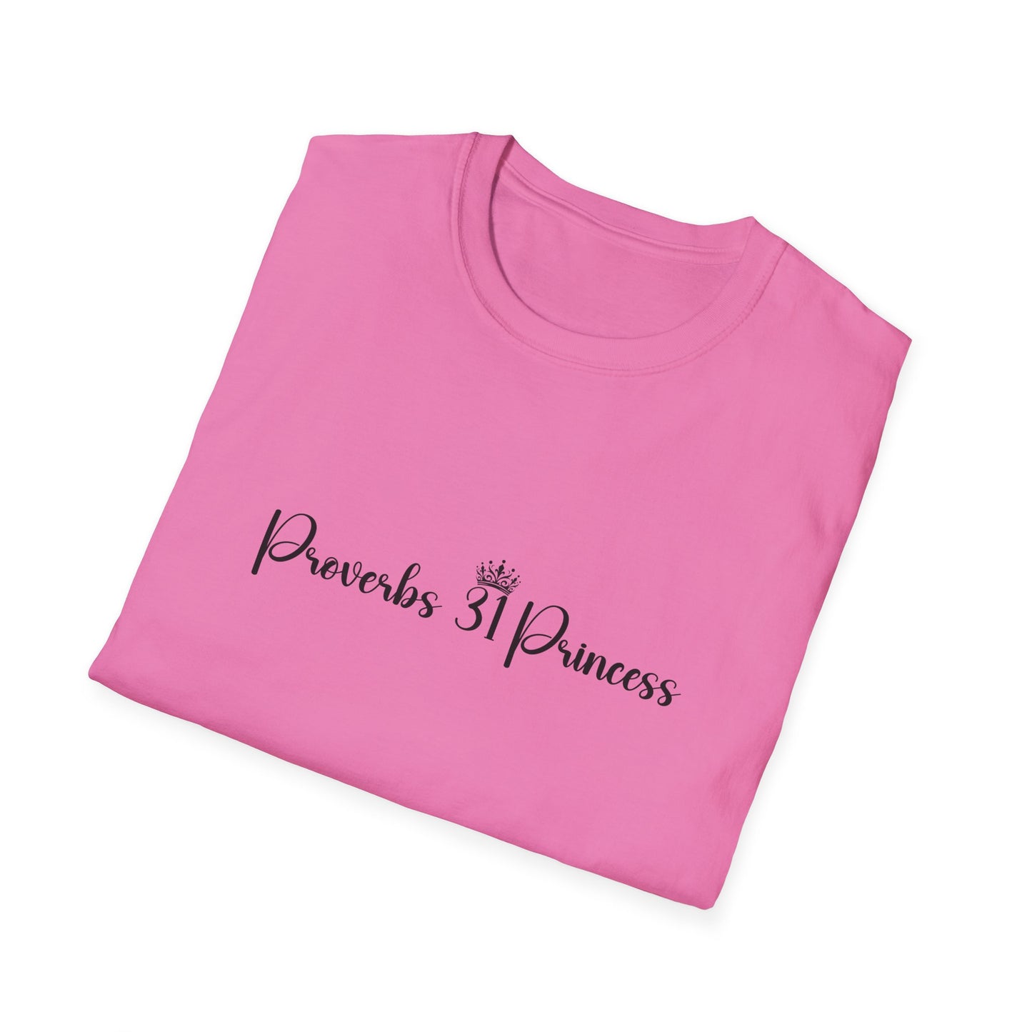 Proverbs 31 Princess Women's Relaxed/Plus Tshirt (Black Logo) - Sweet Baby Jeez Teez