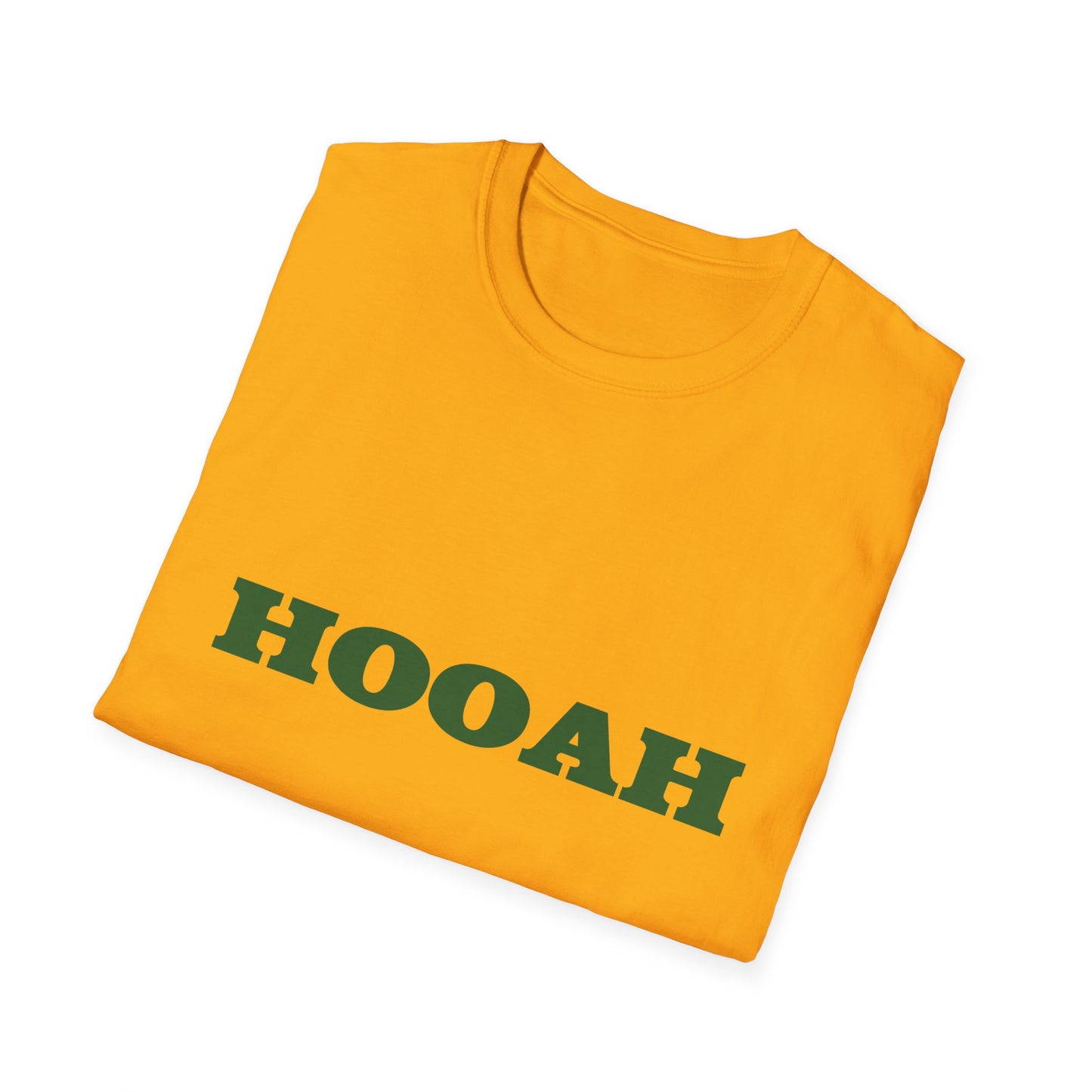 HOOAH (Army) Unisex Tshirt (MM Army Green Logo) - Sweet Baby Jeez Teez