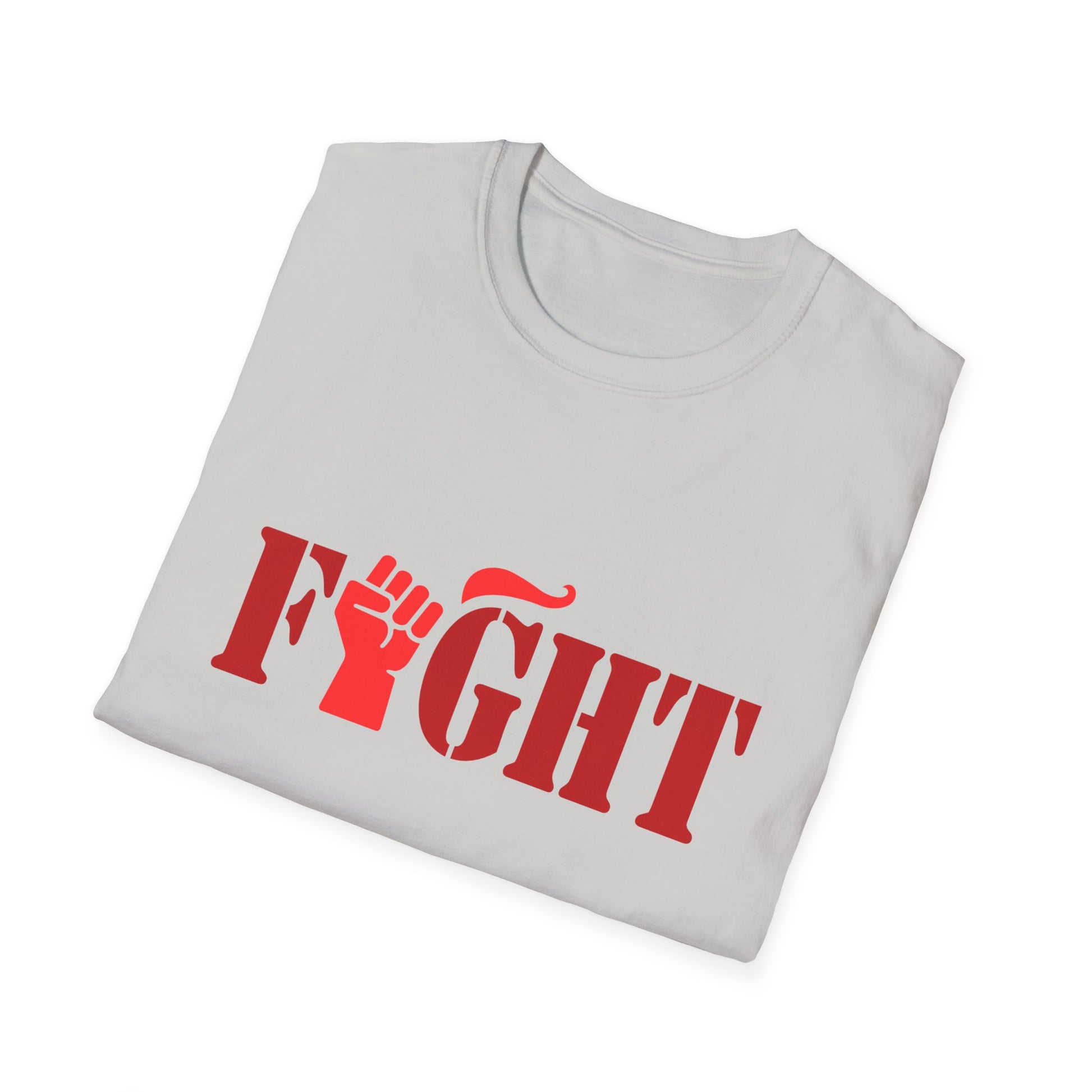 Fight Women's Relaxed/Plus Tshirt (Red Fist Logo) - Sweet Baby Jeez Teez