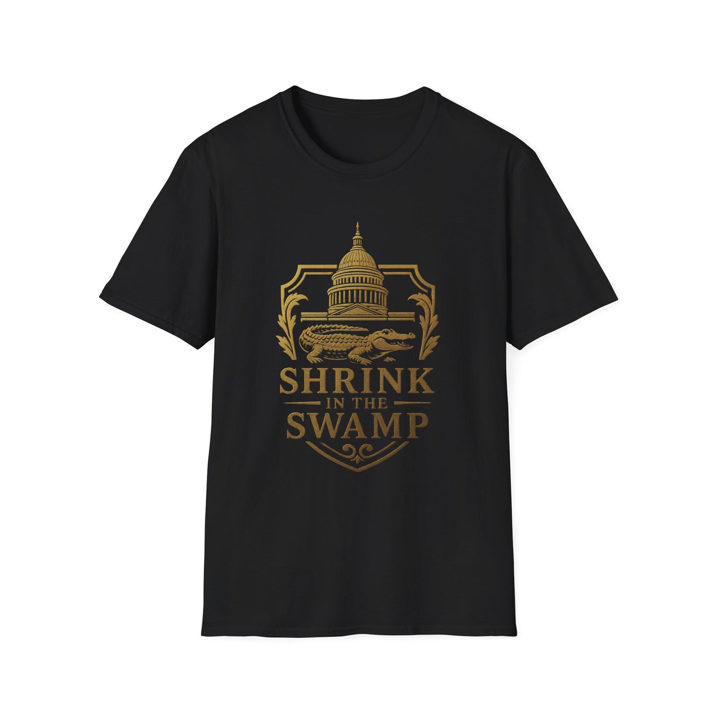 Shrink in the Swamp [TM] Unisex Softstyle T-Shirt - Sweet Baby Jeez Teez