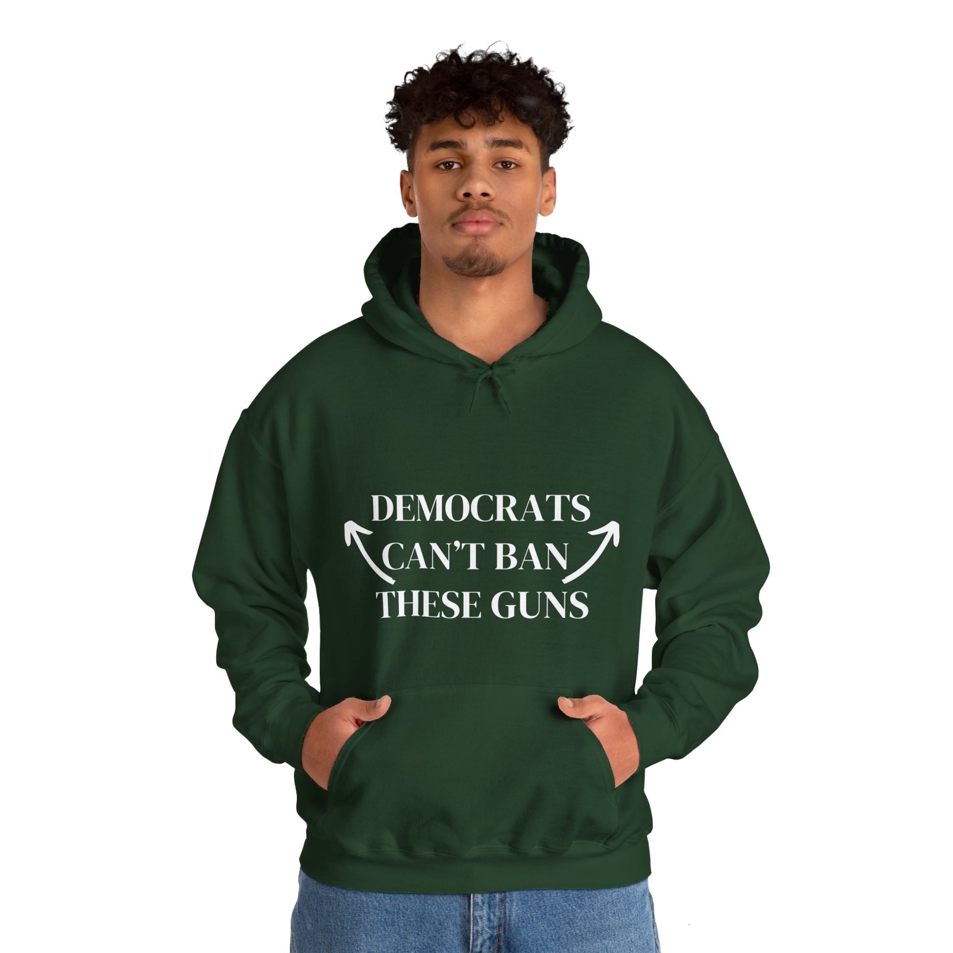 Can't Ban These Men's Hoodie (White Logo) - Sweet Baby Jeez Teez