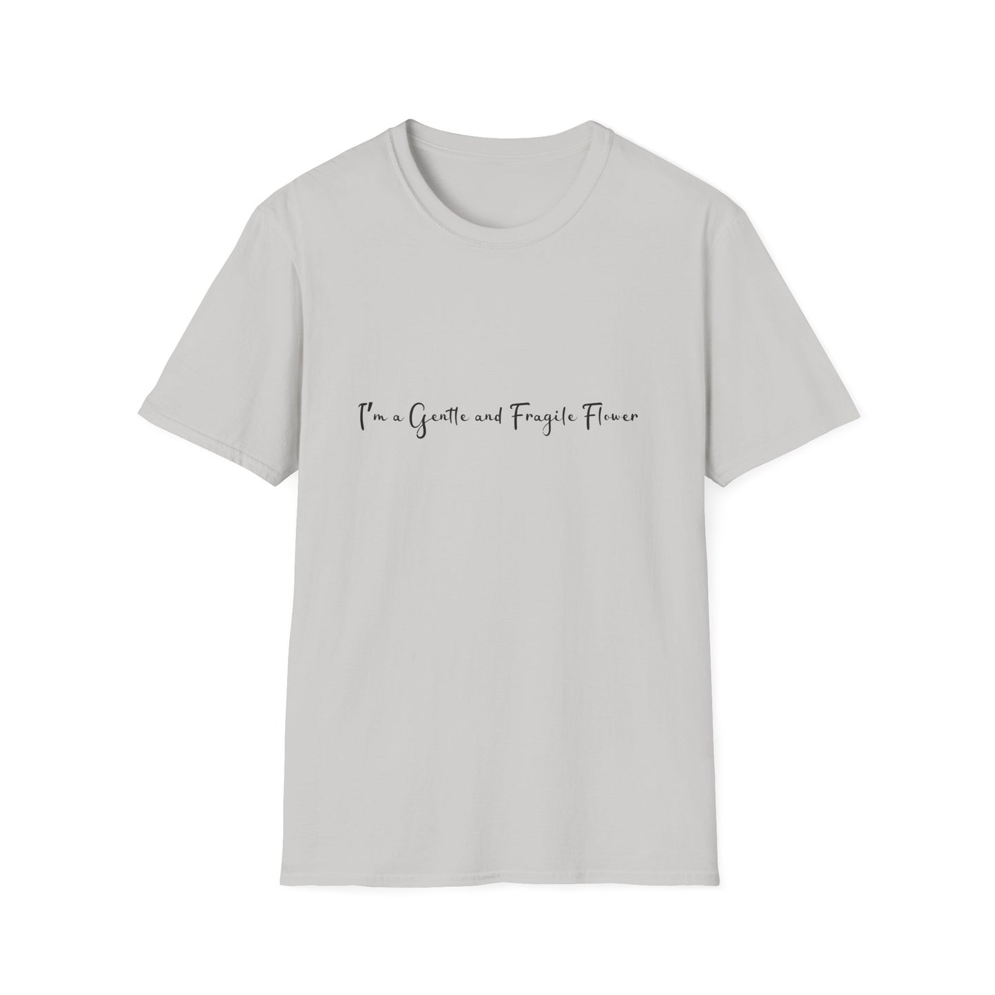 Fragile Flower Womens Relaxed/Plus Tshirt (FP Black Logo) - Sweet Baby Jeez Teez