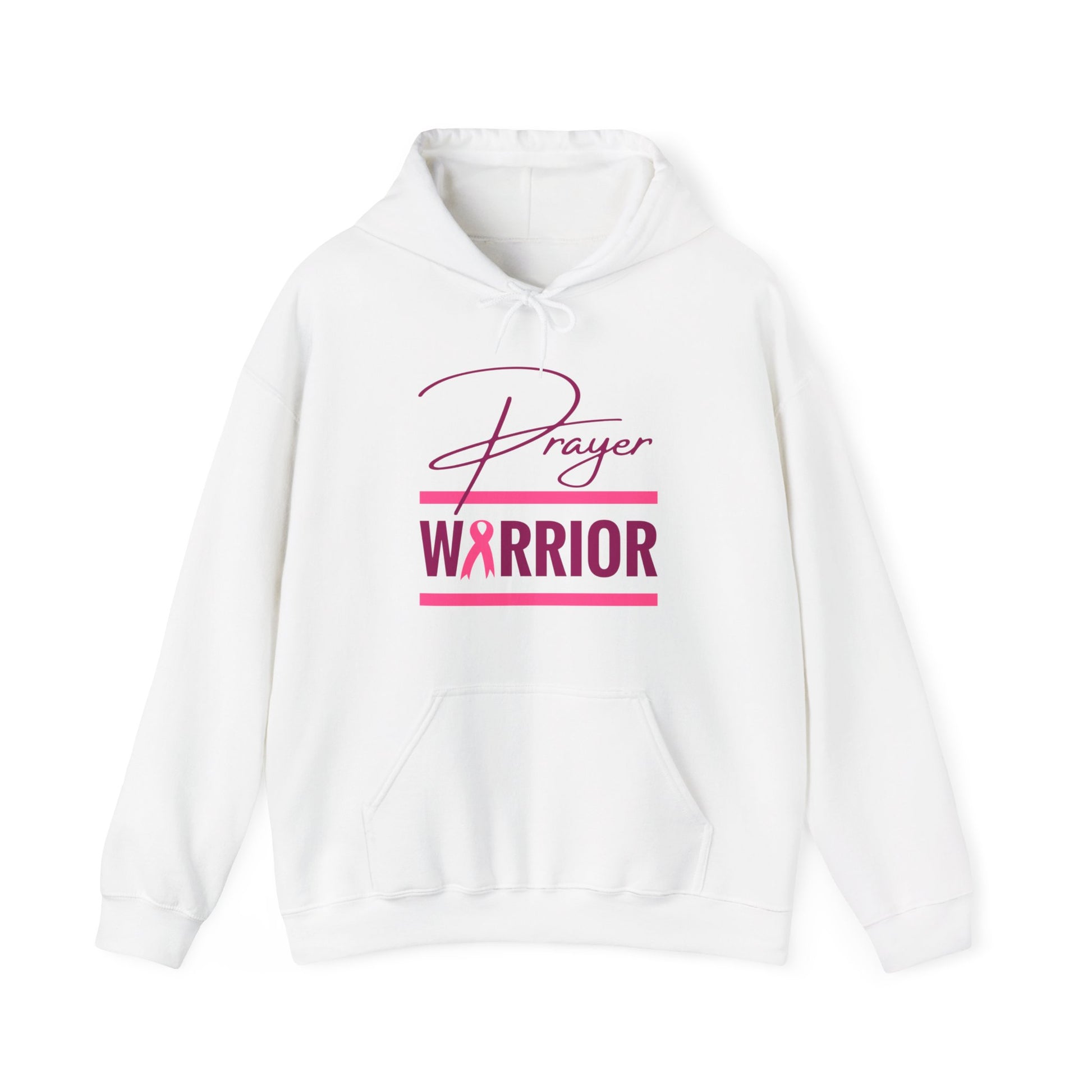 Prayer Warrior Breast Cancer Women's Sweatshirt (Pink Logo) - Sweet Baby Jeez Teez