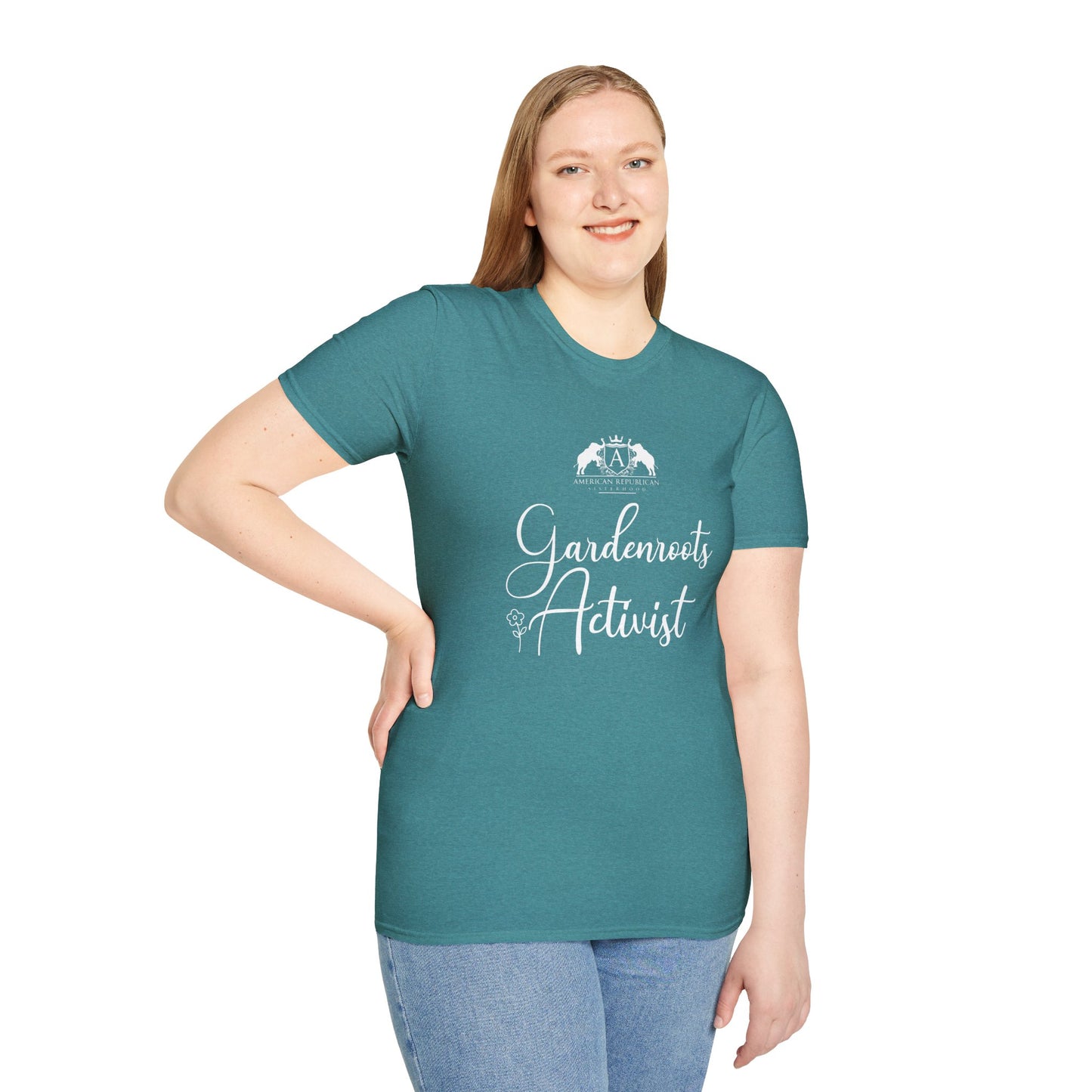 Gardenroots Activist Women's Relaxed/Plus Tshirt (ARS - Script Logo) - Sweet Baby Jeez Teez