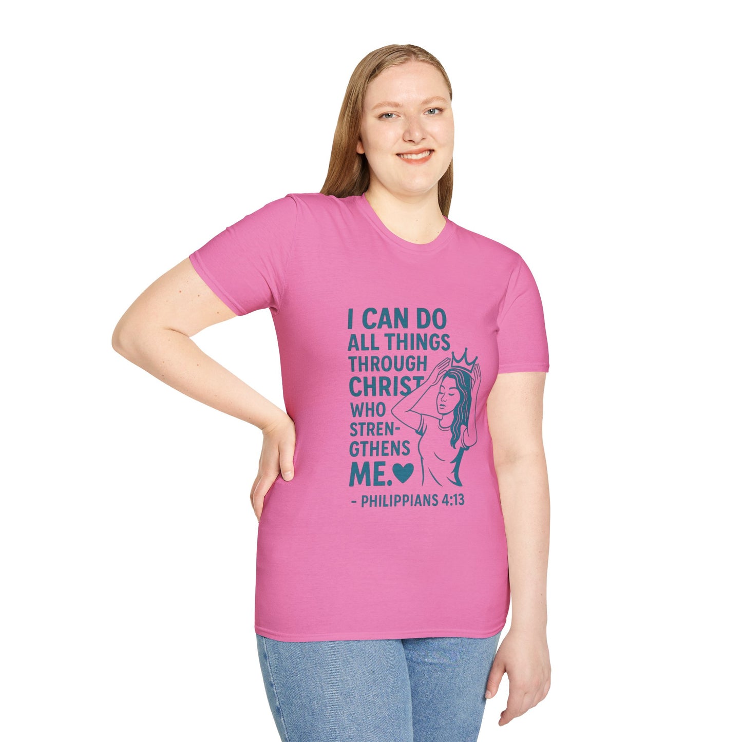"I Can Do" Bible Verse Women's Relaxed T-Shirt
