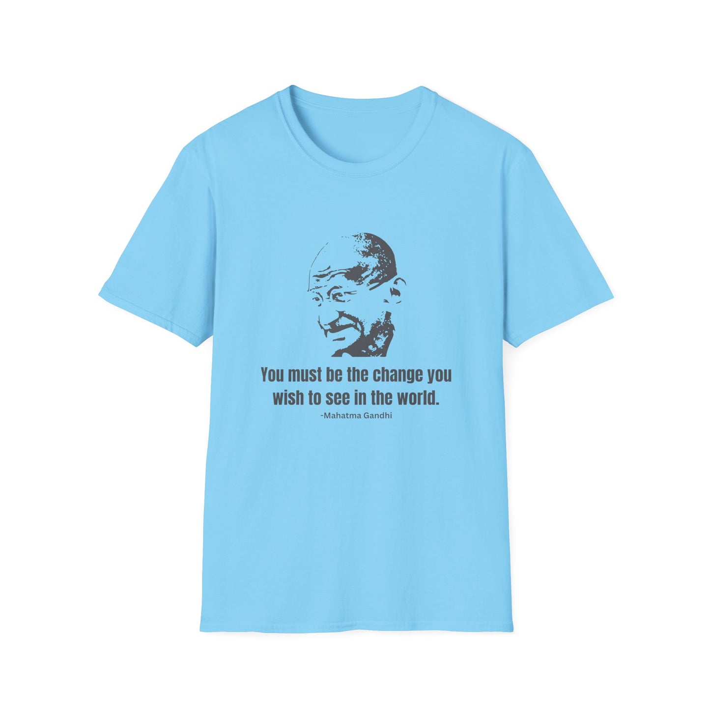 Be the Change Women's Relaxed/Plus Tshirt (IW Gray Logo) - Sweet Baby Jeez Teez