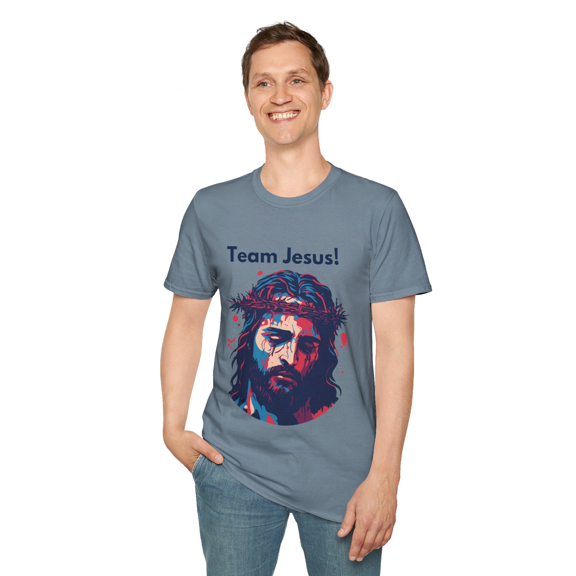 Team Jesus Men's Tshirt S-5XL - Sweet Baby Jeez Teez