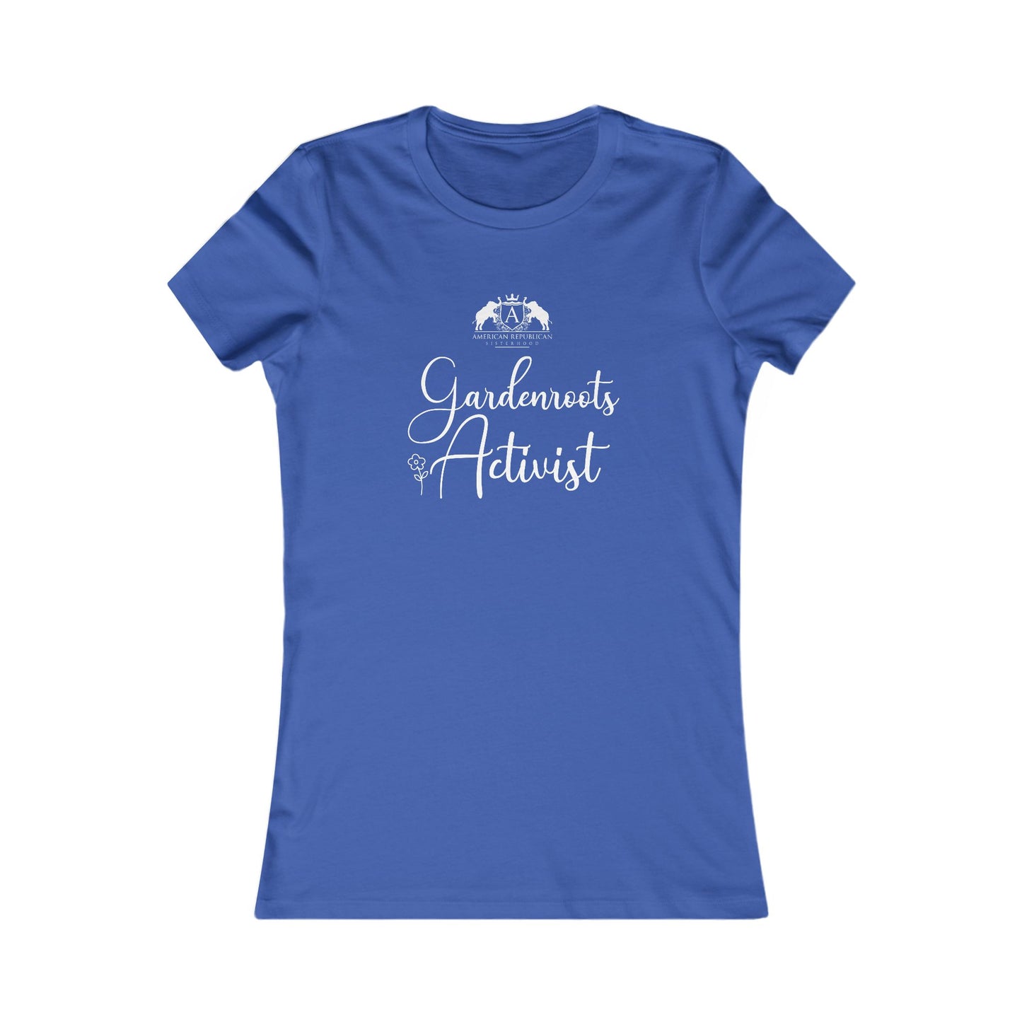 Gardenroots Activist Women's Fitted Tshirt (ARS - Script Logo)