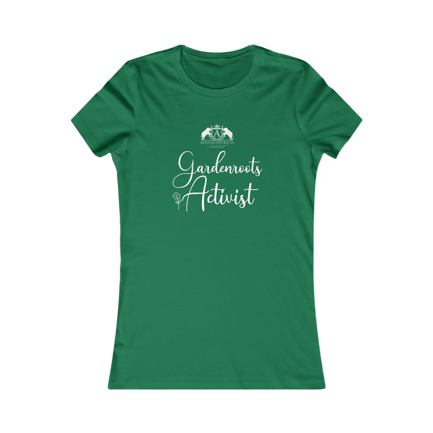 Gardenroots Activist Women's Fitted Tshirt (ARS - Script Logo)