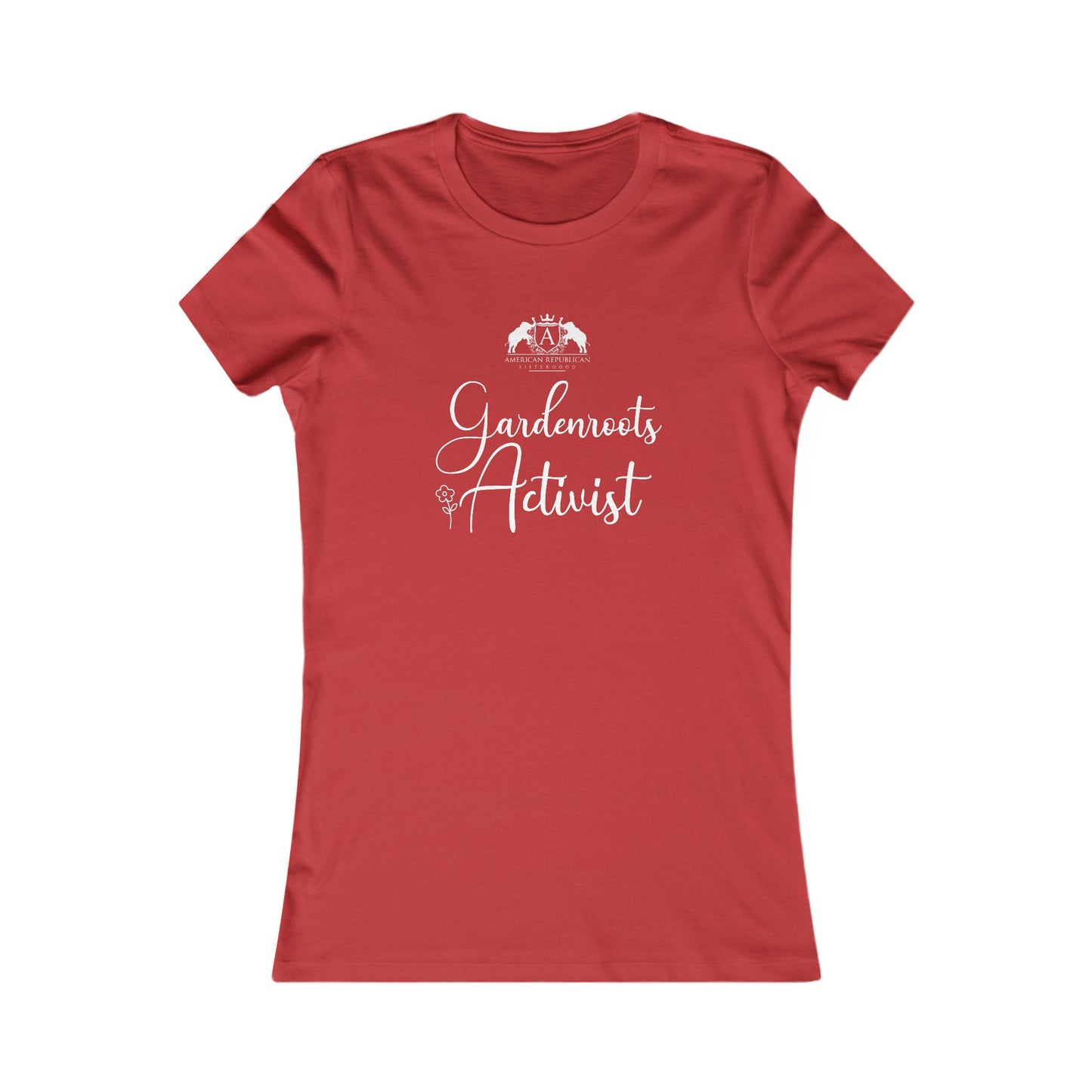 Gardenroots Activist Women's Fitted Tshirt (ARS - Script Logo)