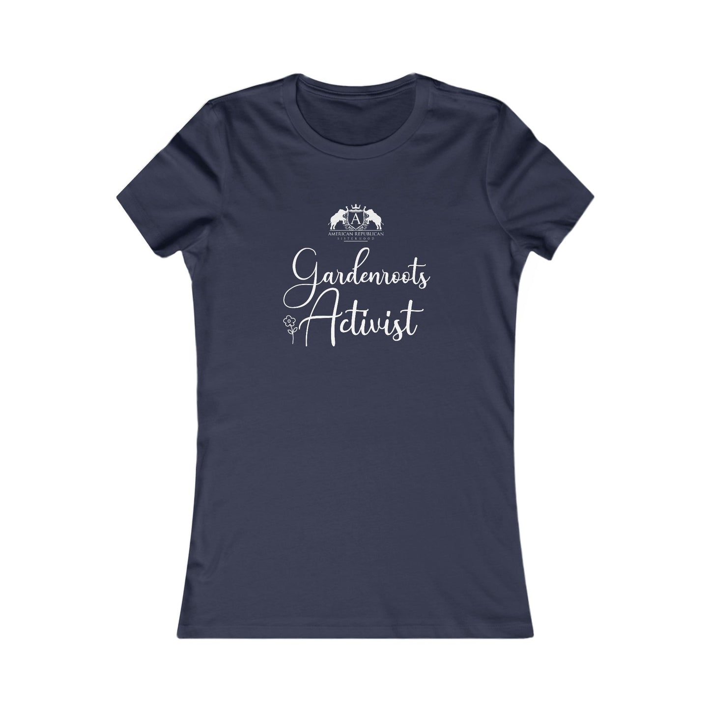 Gardenroots Activist Women's Fitted Tshirt (ARS - Script Logo)