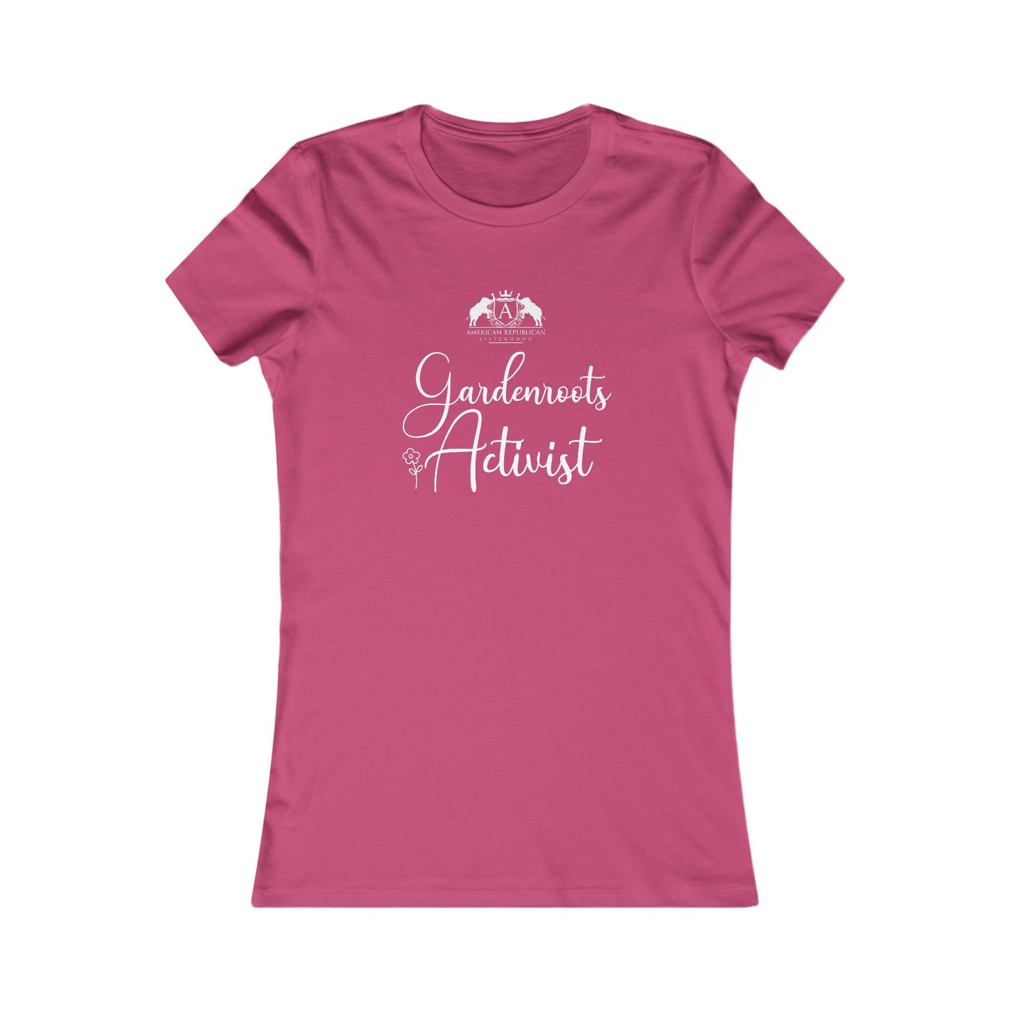 Gardenroots Activist Women's Fitted Tshirt (ARS - Script Logo)