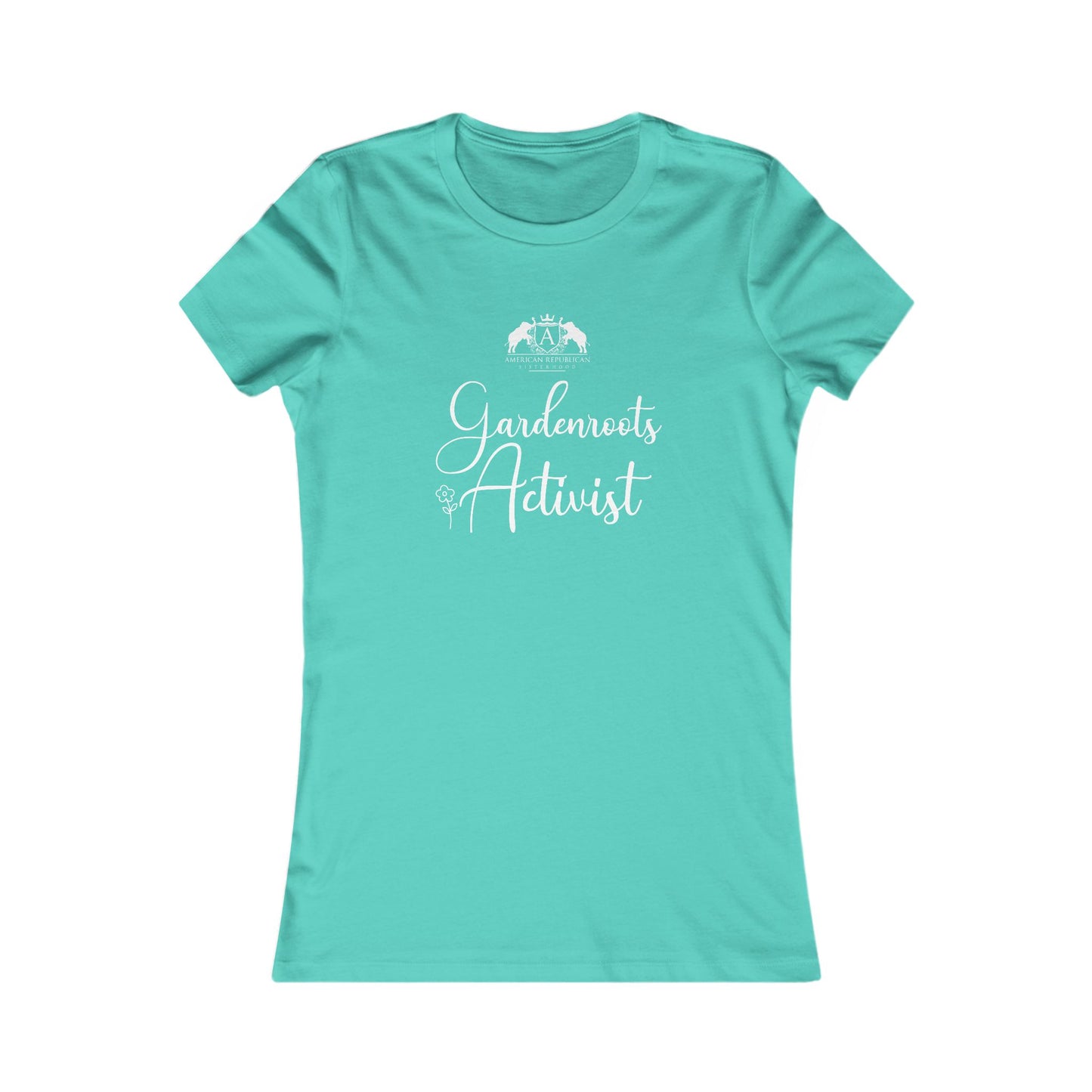 Gardenroots Activist Women's Fitted Tshirt (ARS - Script Logo)