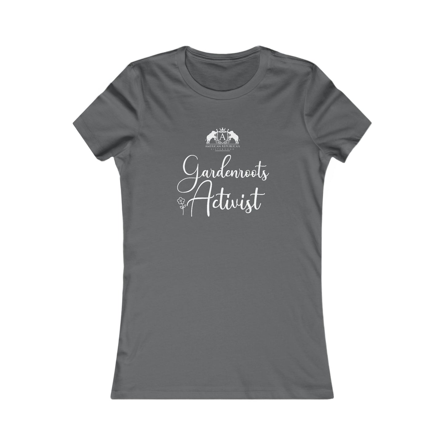 Gardenroots Activist Women's Fitted Tshirt (ARS - Script Logo)