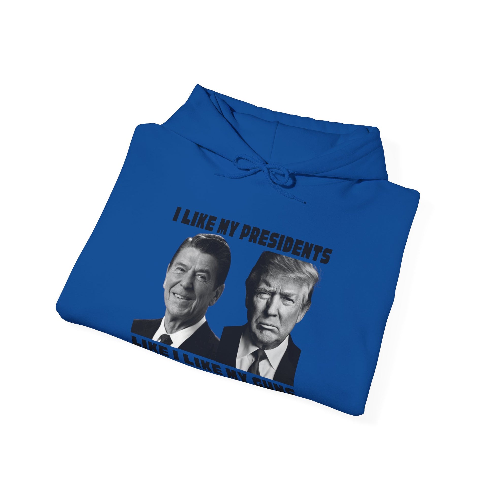 I Like My Presidents Men's Hoodie (Black Logo) - Sweet Baby Jeez Teez