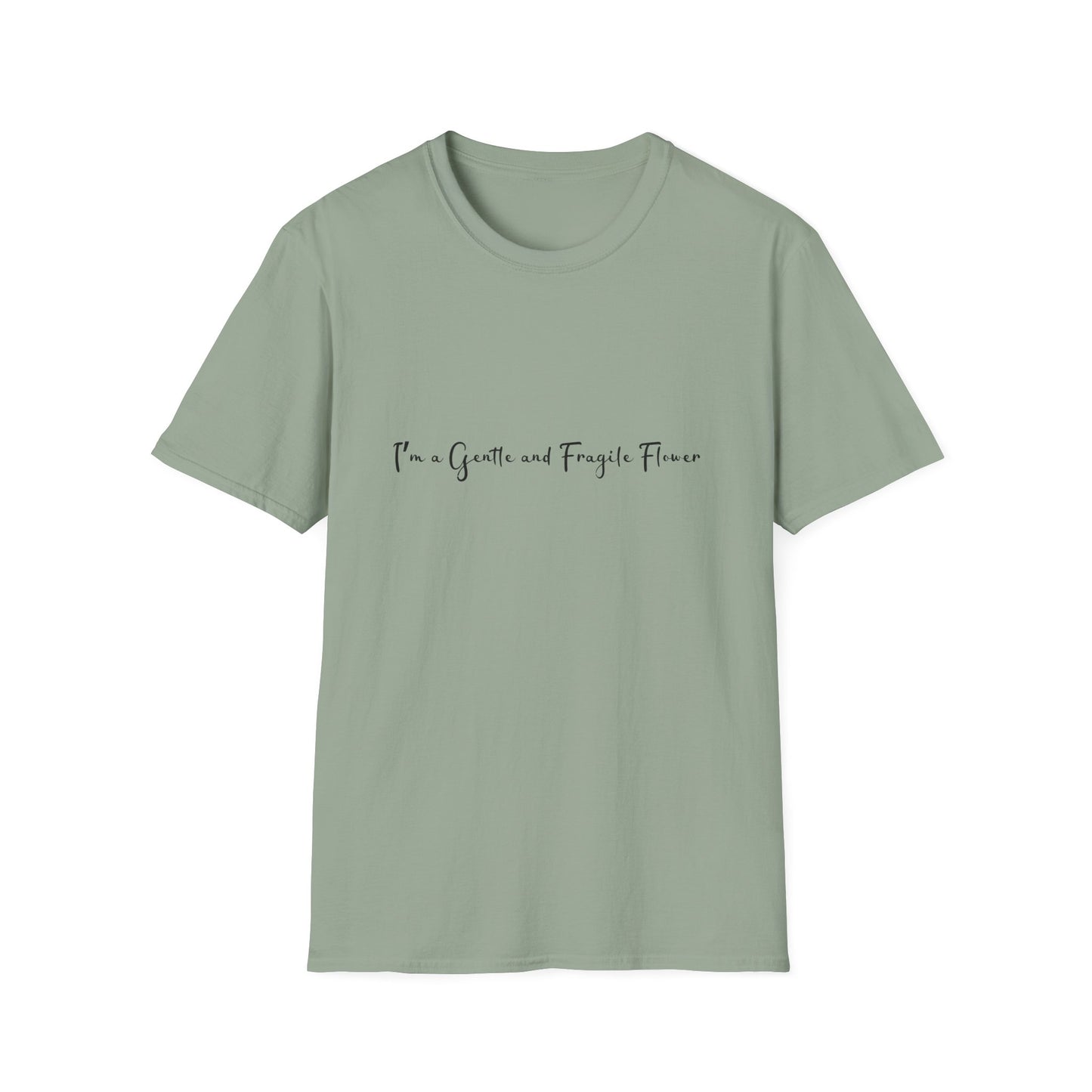Fragile Flower Womens Relaxed/Plus Tshirt (FP Black Logo) - Sweet Baby Jeez Teez