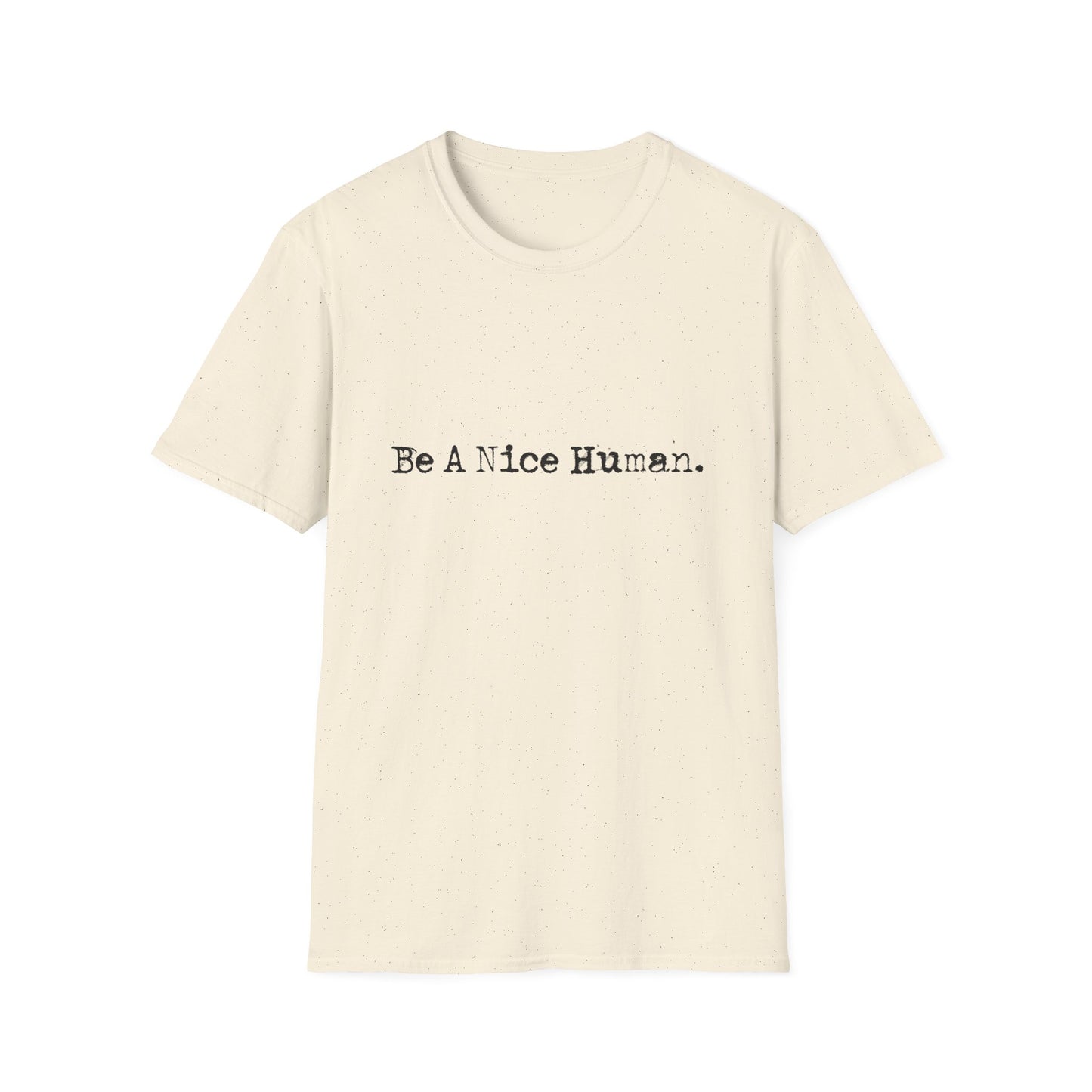 Nice Human Womens Relaxed/Plus Tshirt (FP Black Logo) - Sweet Baby Jeez Teez