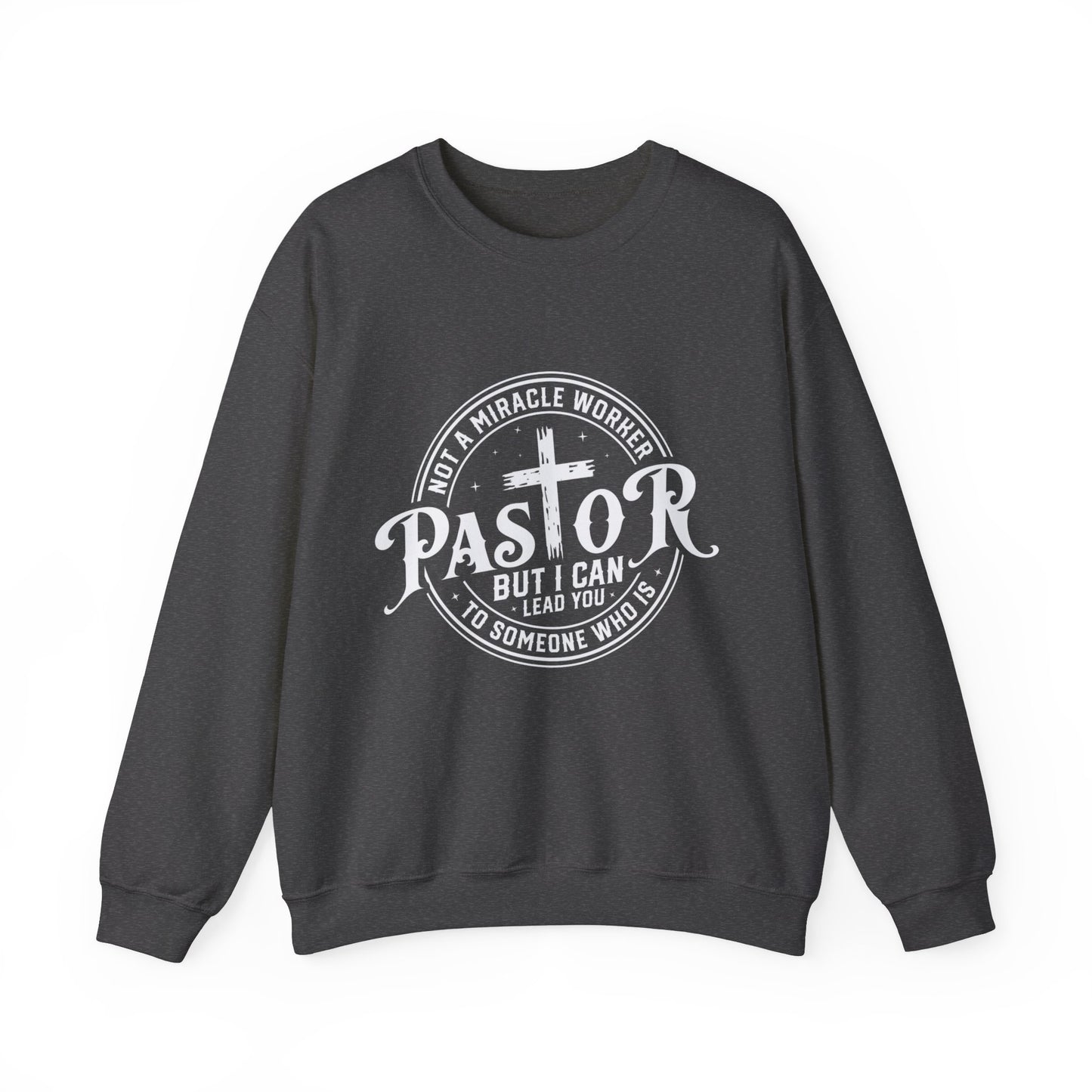Pastor Women's Relaxed Sweatshirt (White Logo) - Sweet Baby Jeez Teez