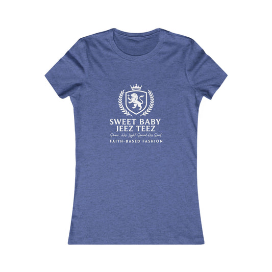 Sweet Baby Jeez Teez Faith-Based Fashion Very Fitted Women's Tshirt