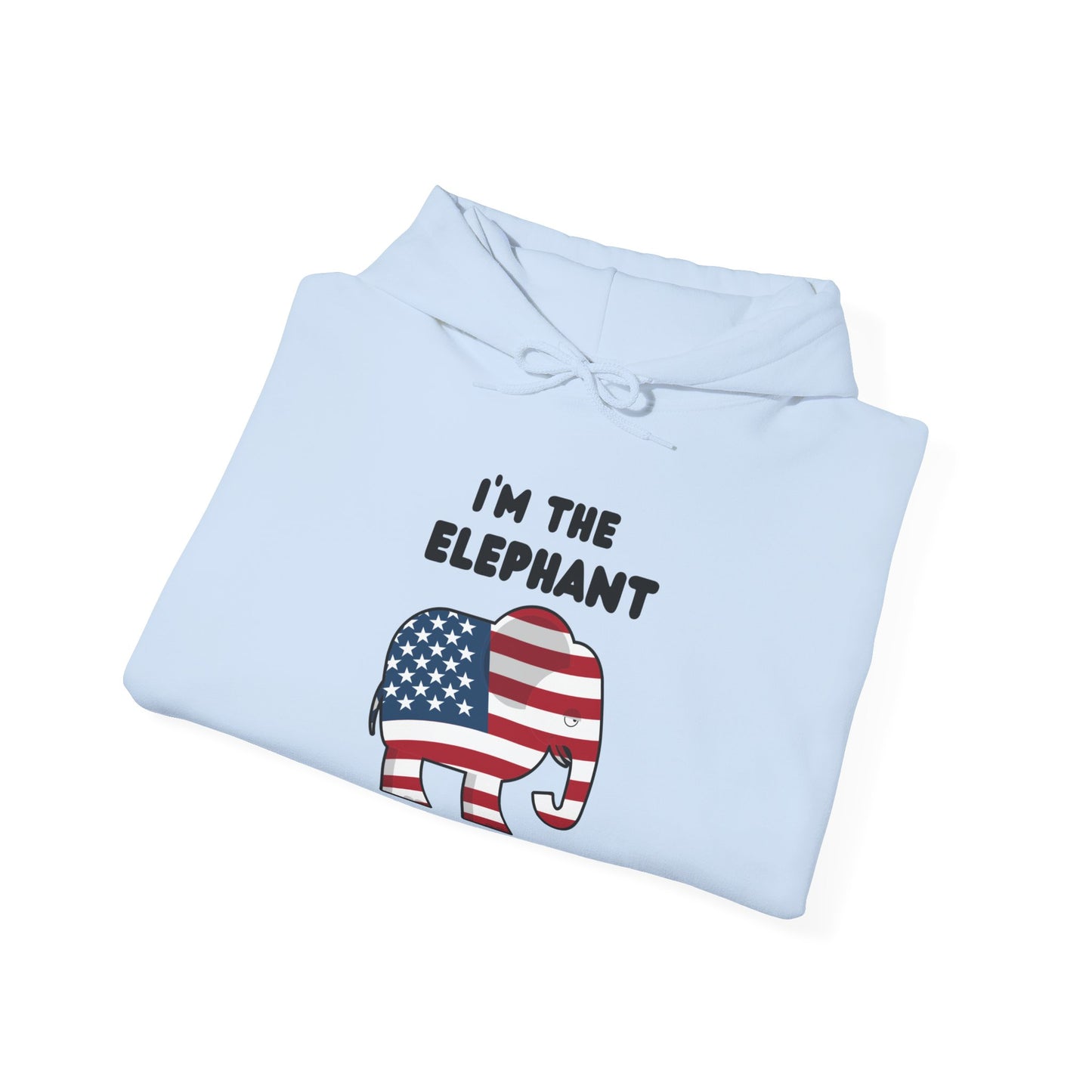 Elephant in the Room Women's Hoodie S-5XL (Black Logo) - Sweet Baby Jeez Teez