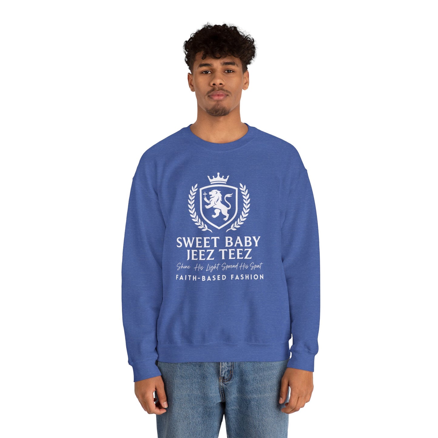Sweet Baby Jeez Teez Faith-Based Fashion Sweatshirt