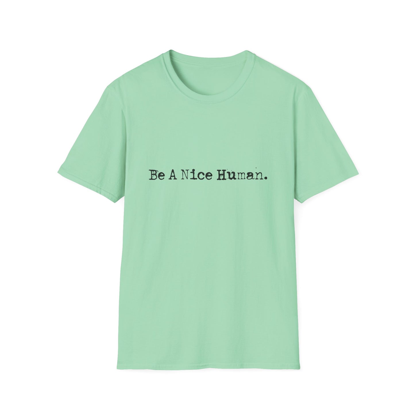 Nice Human Womens Relaxed/Plus Tshirt (FP Black Logo) - Sweet Baby Jeez Teez