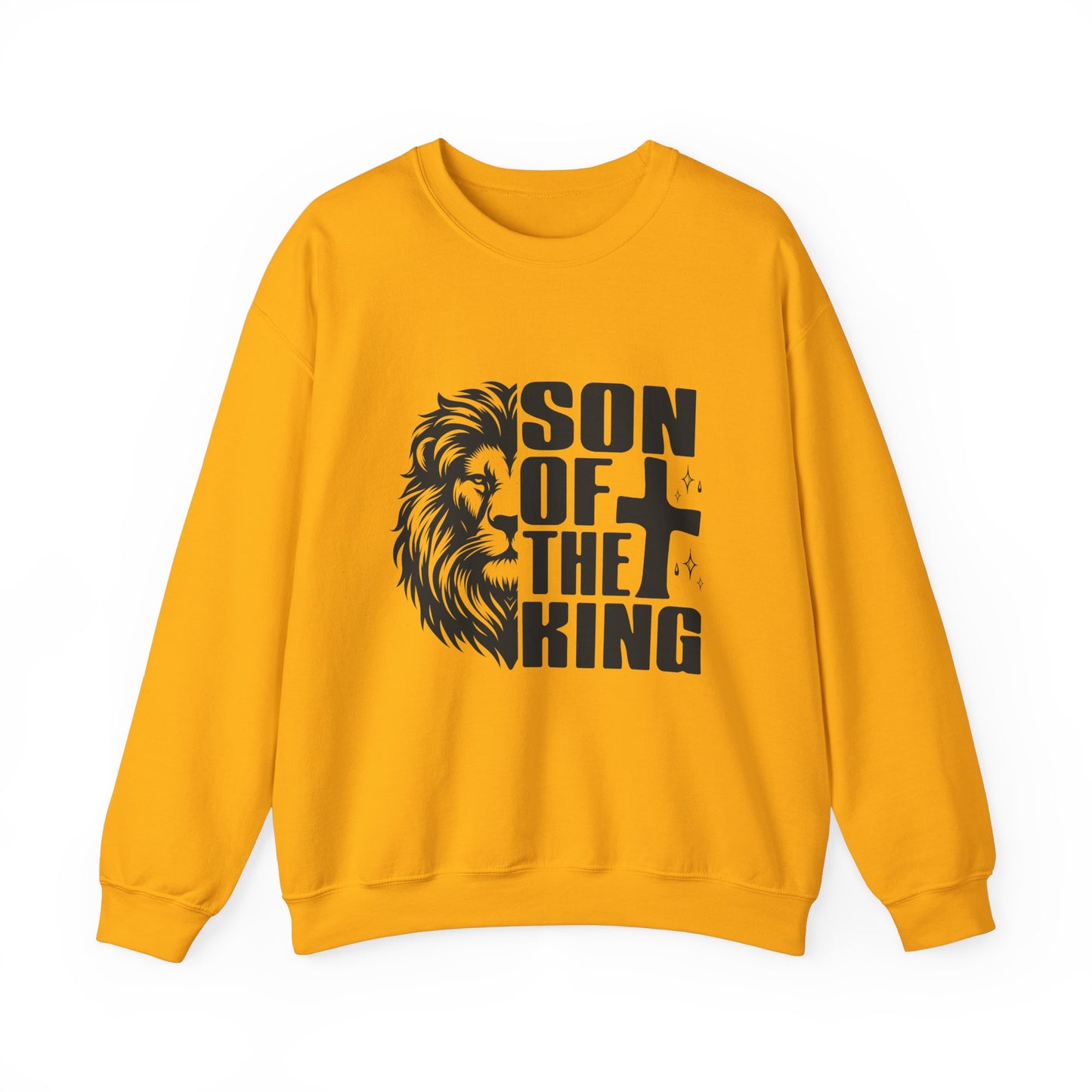 Son of the King Men's Sweatshirt (Black Logo) - Sweet Baby Jeez Teez