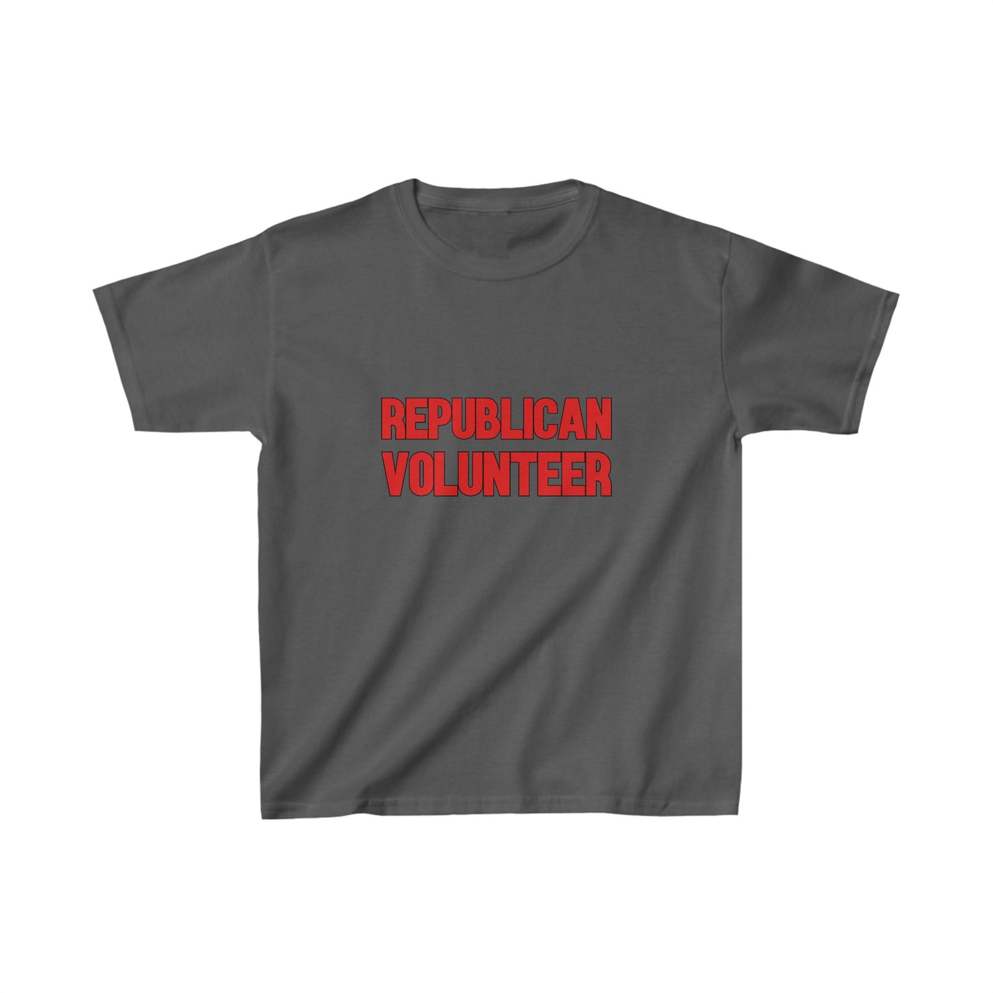 Republican Volunteer Kids Unisex Tshirt (Red Logo) - Sweet Baby Jeez Teez