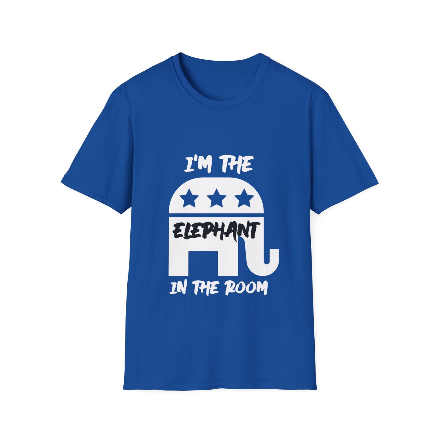Elephant Men's Tshirt (White/Black Logo) - Sweet Baby Jeez Teez