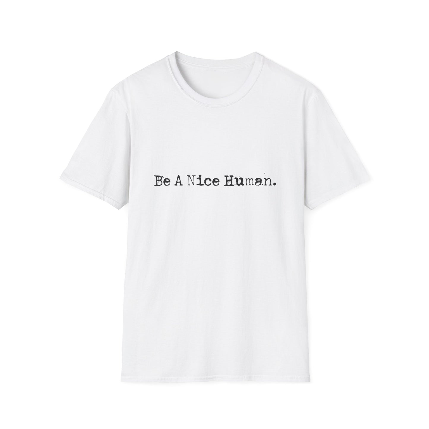 Nice Human Womens Relaxed/Plus Tshirt (FP Black Logo) - Sweet Baby Jeez Teez