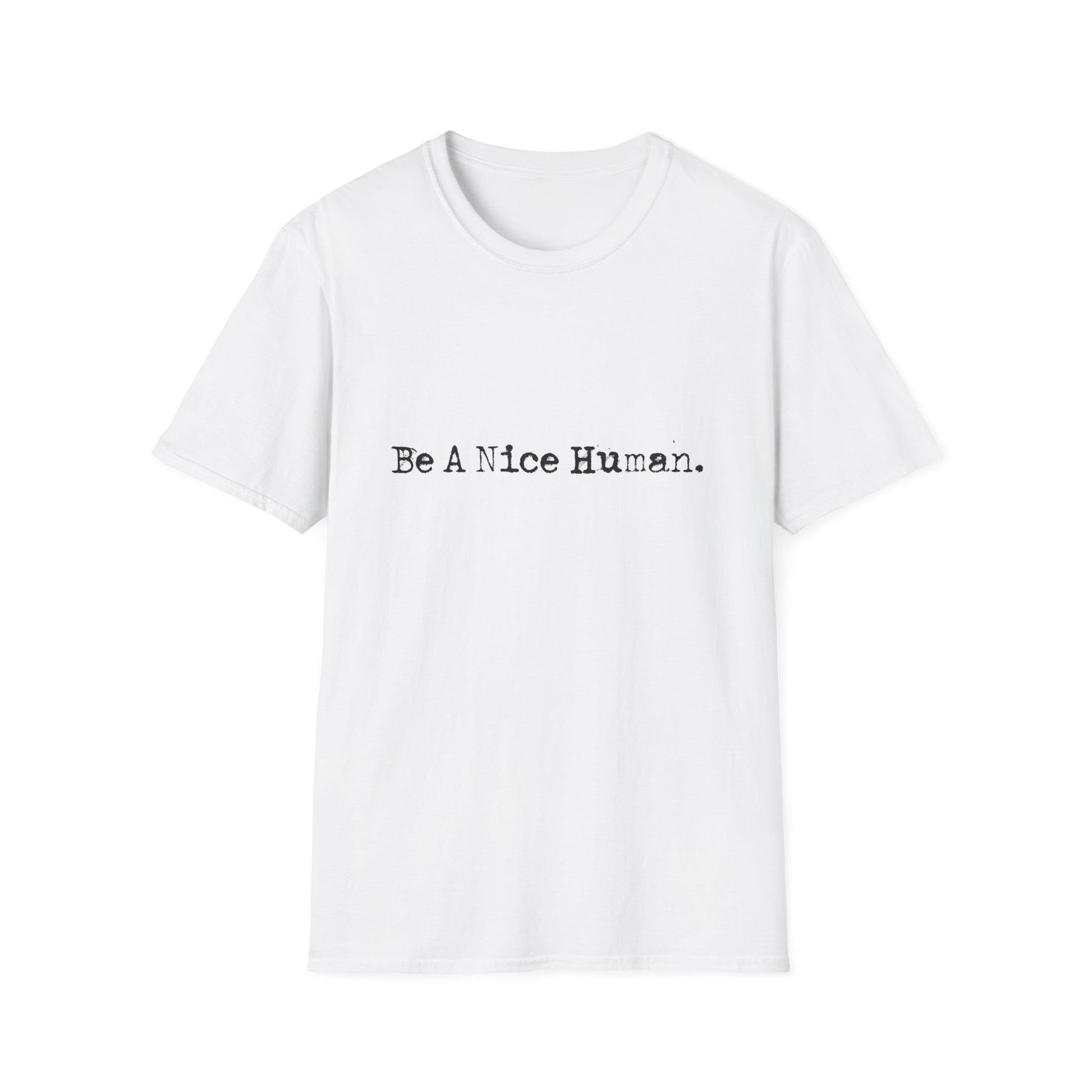 Nice Human Womens Relaxed/Plus Tshirt (FP Black Logo) - Sweet Baby Jeez Teez