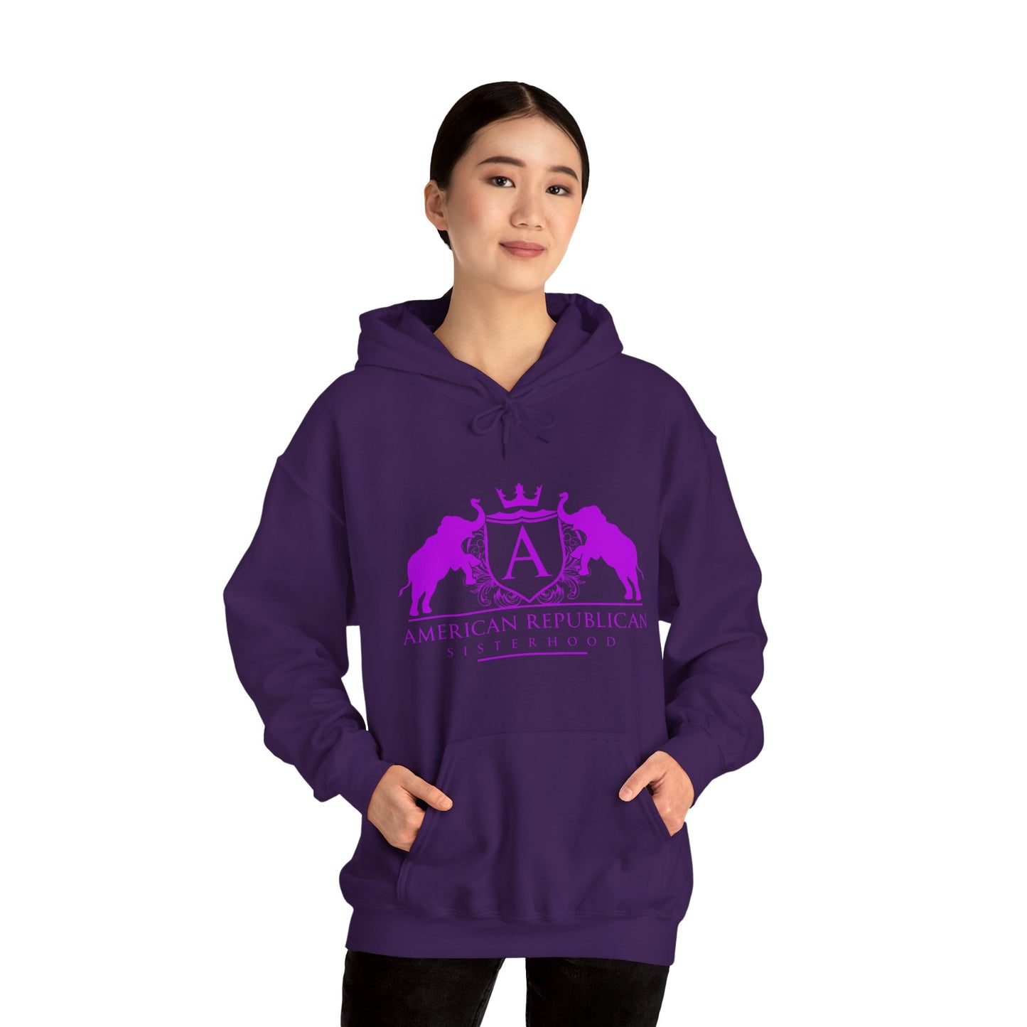 ARS Logo Women's Hoodie (ARS - Hot Pink Logo)