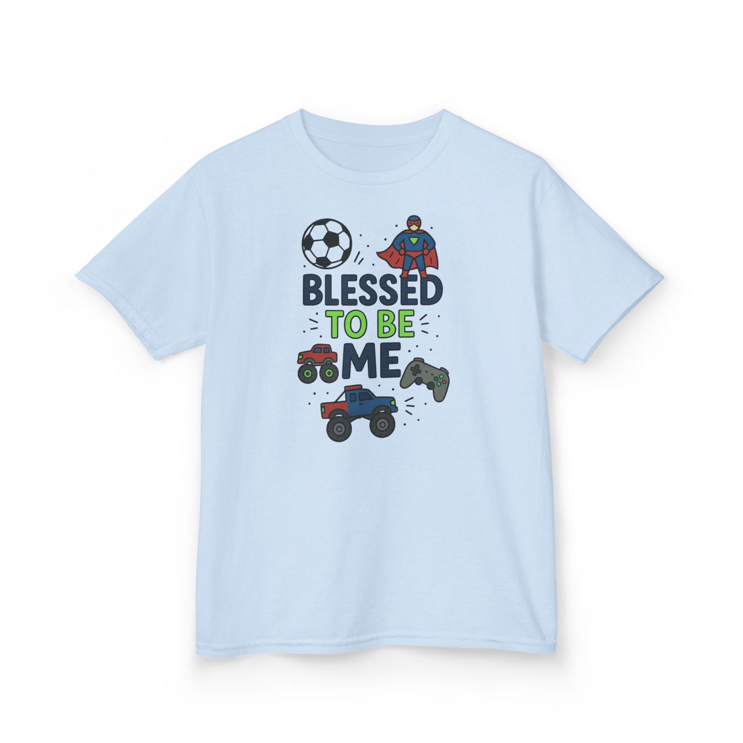 "Blessed to Be Me" Christian Boys Tshirt (Truck Logo)