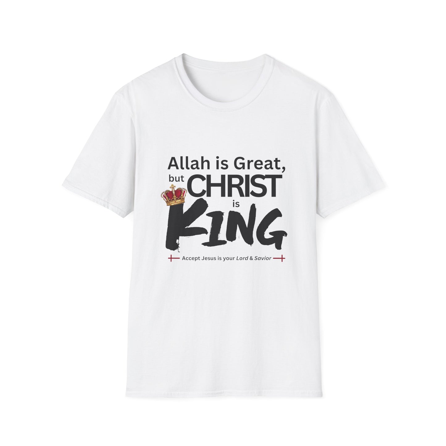 Christ is King Unisex T-shirt (Great Logo) - Sweet Baby Jeez Teez