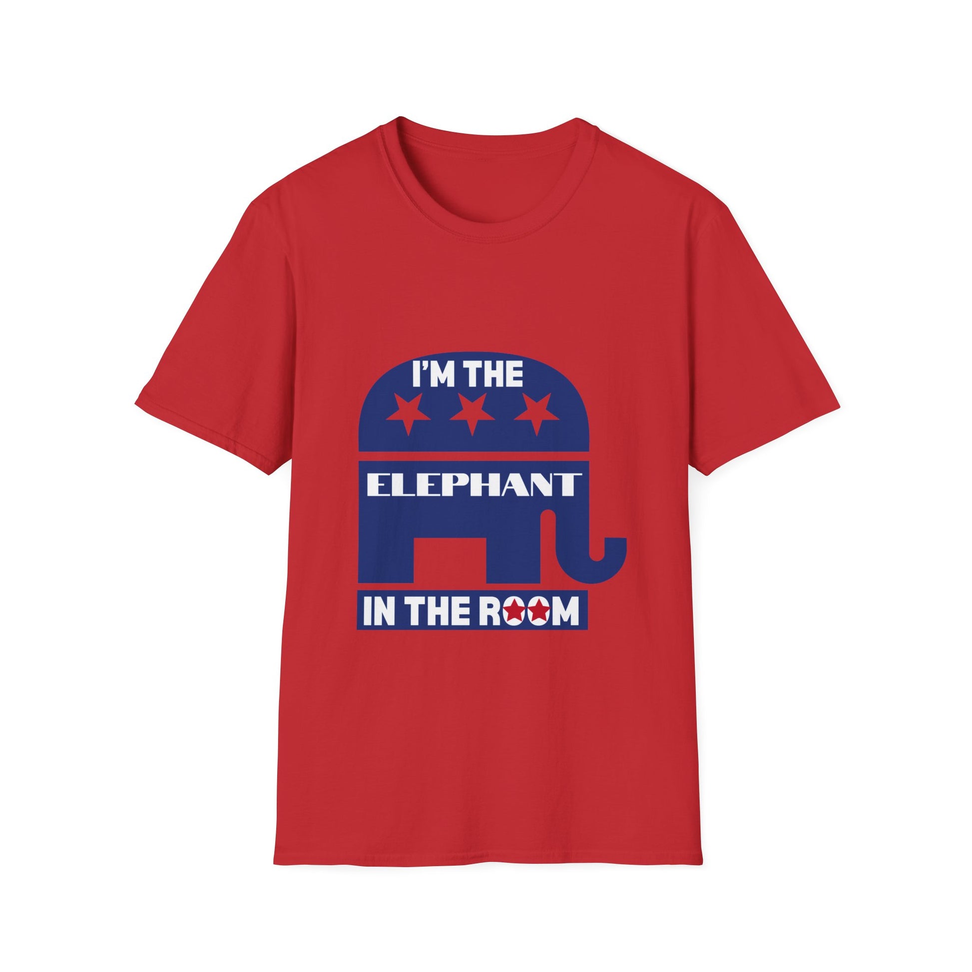 Elephant in the Room Women's Relaxed/Plus Tshirt Red - Sweet Baby Jeez Teez