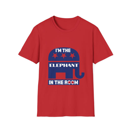 Elephant in the Room Women's Relaxed/Plus Tshirt Red - Sweet Baby Jeez Teez