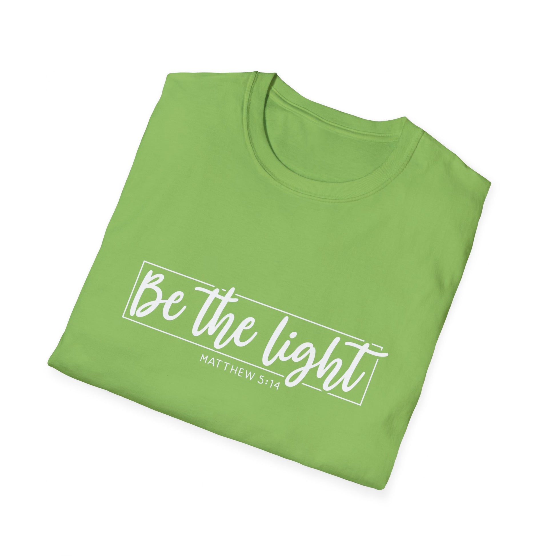 Be the Light Womens Relaxed/Plus Tshirt (White Logo) - Sweet Baby Jeez Teez