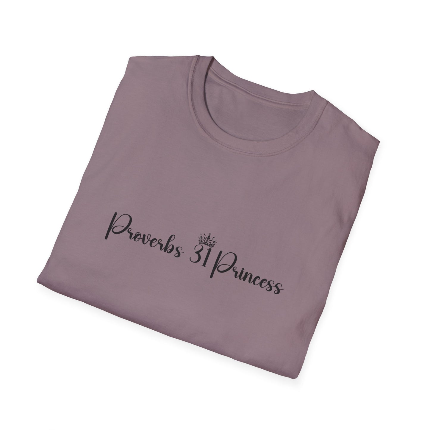 Proverbs 31 Princess Women's Relaxed/Plus Tshirt (Black Logo) - Sweet Baby Jeez Teez