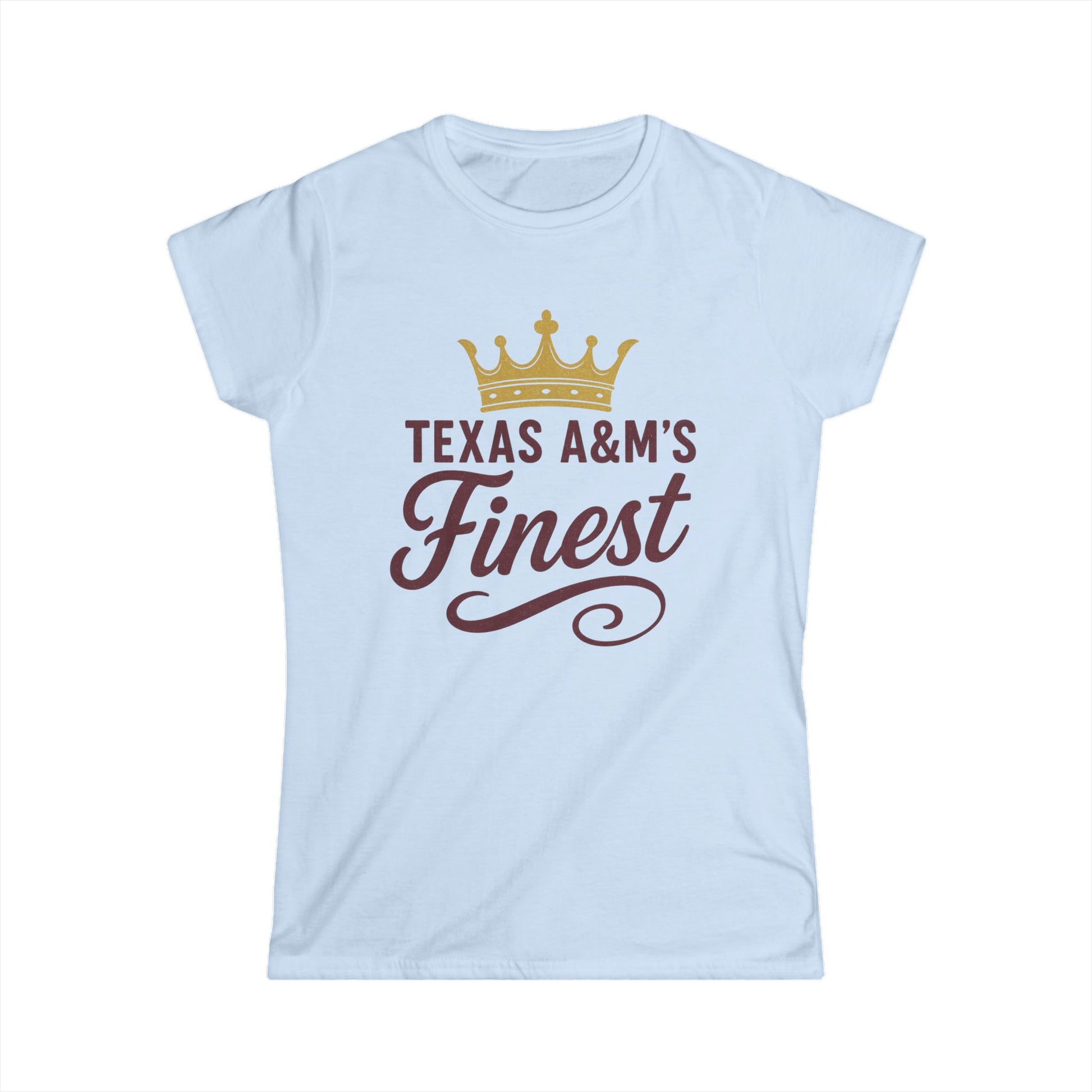 Texas A&M's Finest Women's Softstyle Tee - Sweet Baby Jeez Teez