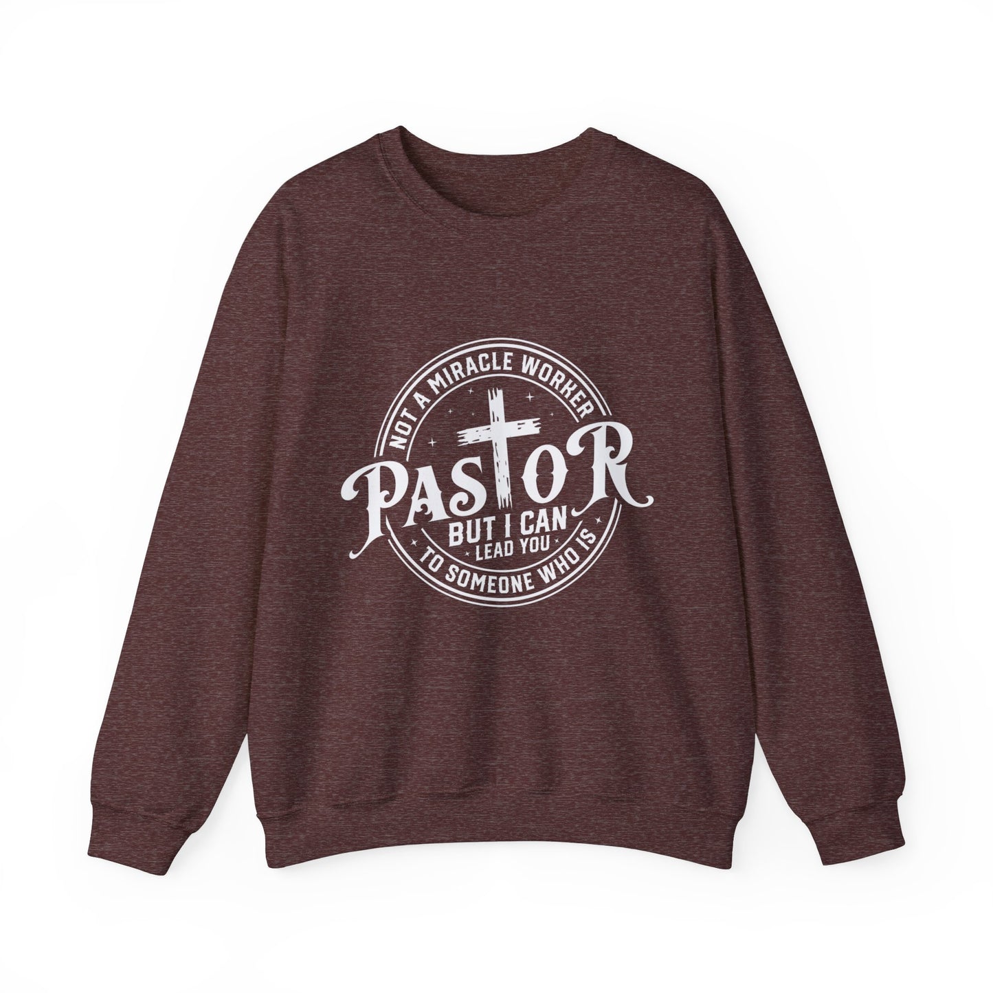 Pastor Women's Relaxed Sweatshirt (White Logo) - Sweet Baby Jeez Teez