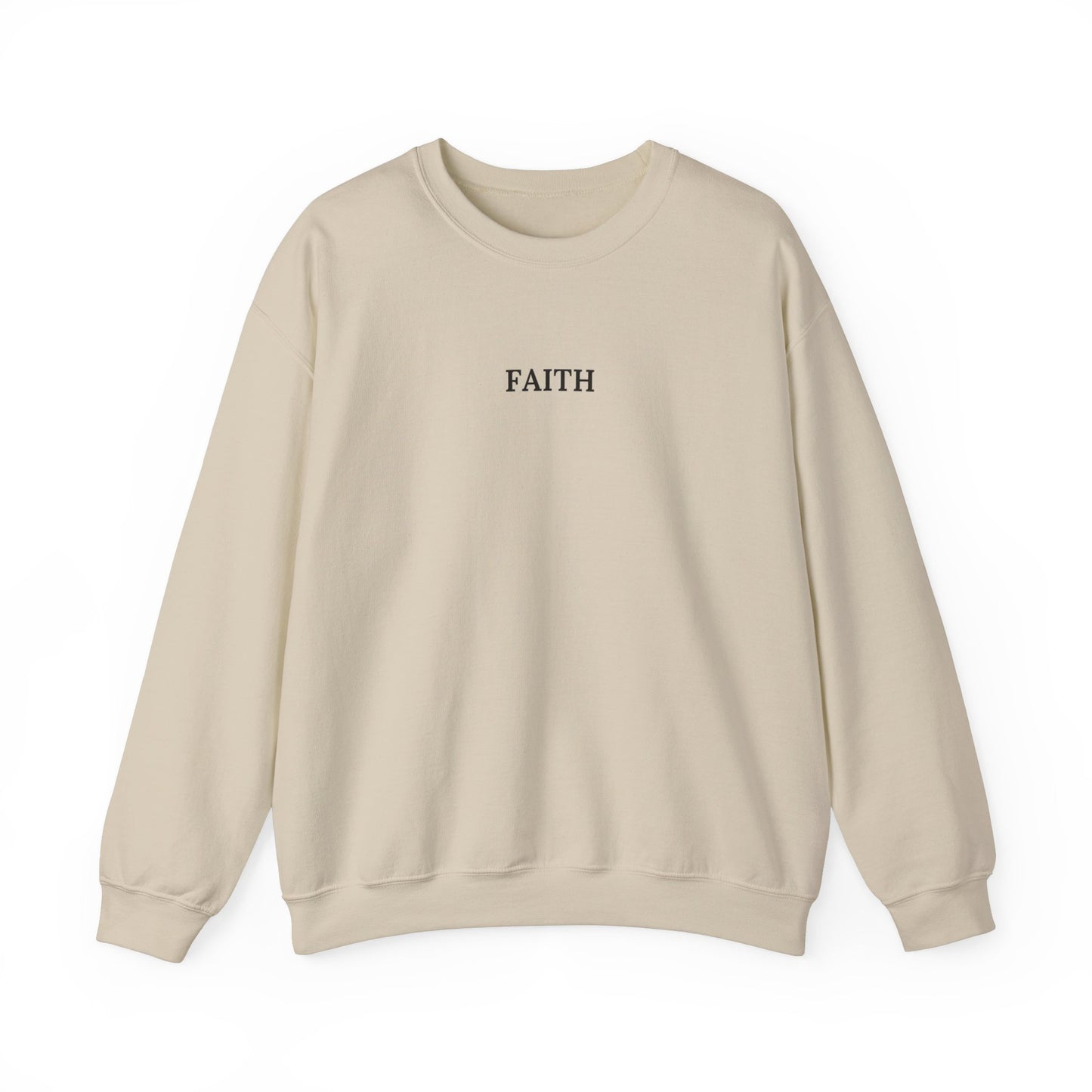 Have a Little Faith Women's Relaxed Sweatshirt (Black Logo) - Sweet Baby Jeez Teez