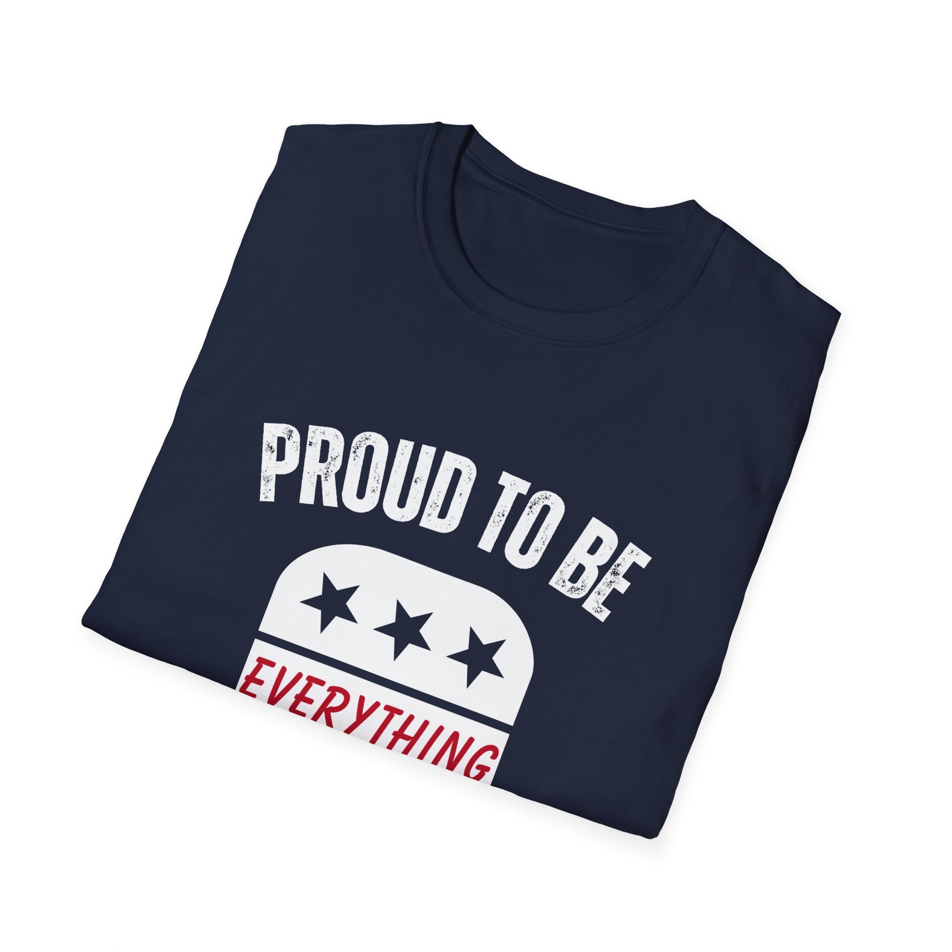 Proud to Be Men's Tshirt (White Logo) - Sweet Baby Jeez Teez